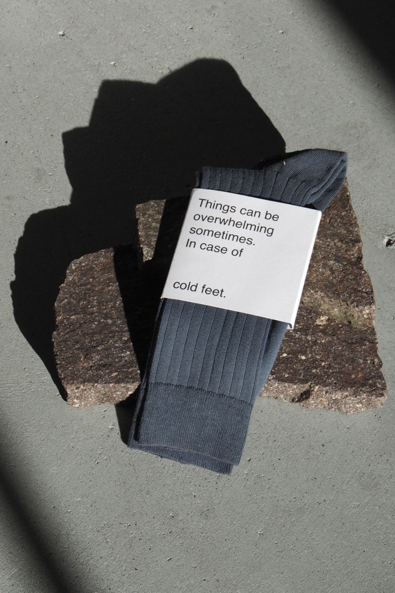 JAN 'N JUNE womens vegan Socks Turbulence Grey