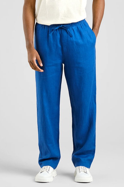 DEDICATED Herren vegan Hose Klitmoeller Blau