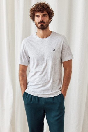 TWOTHIRDS Herren vegan T-Shirt Qalito WeiÃŸ