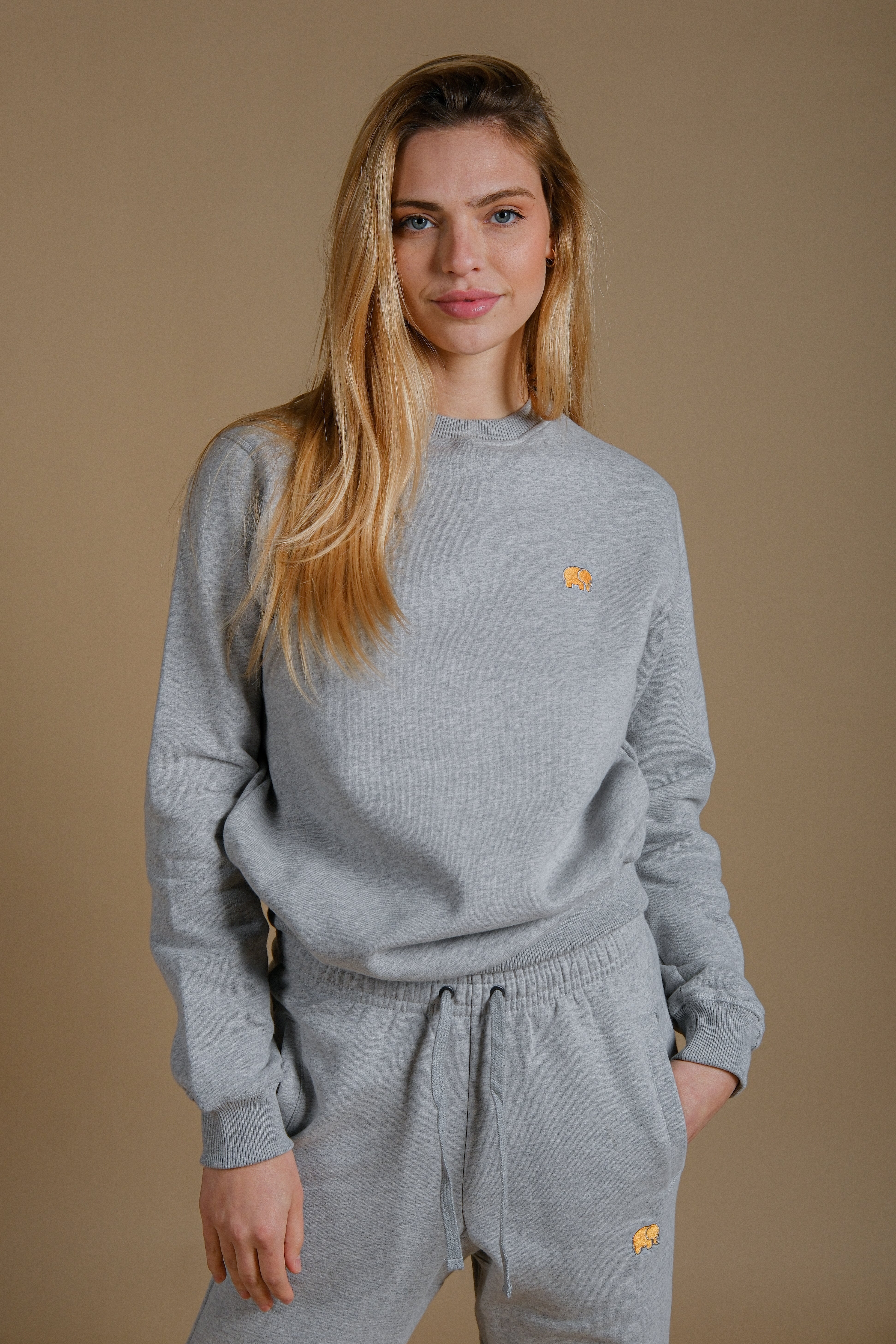 Trendsplant Damen vegan Sweatshirt Women's Biologisch Essential Heather Grey