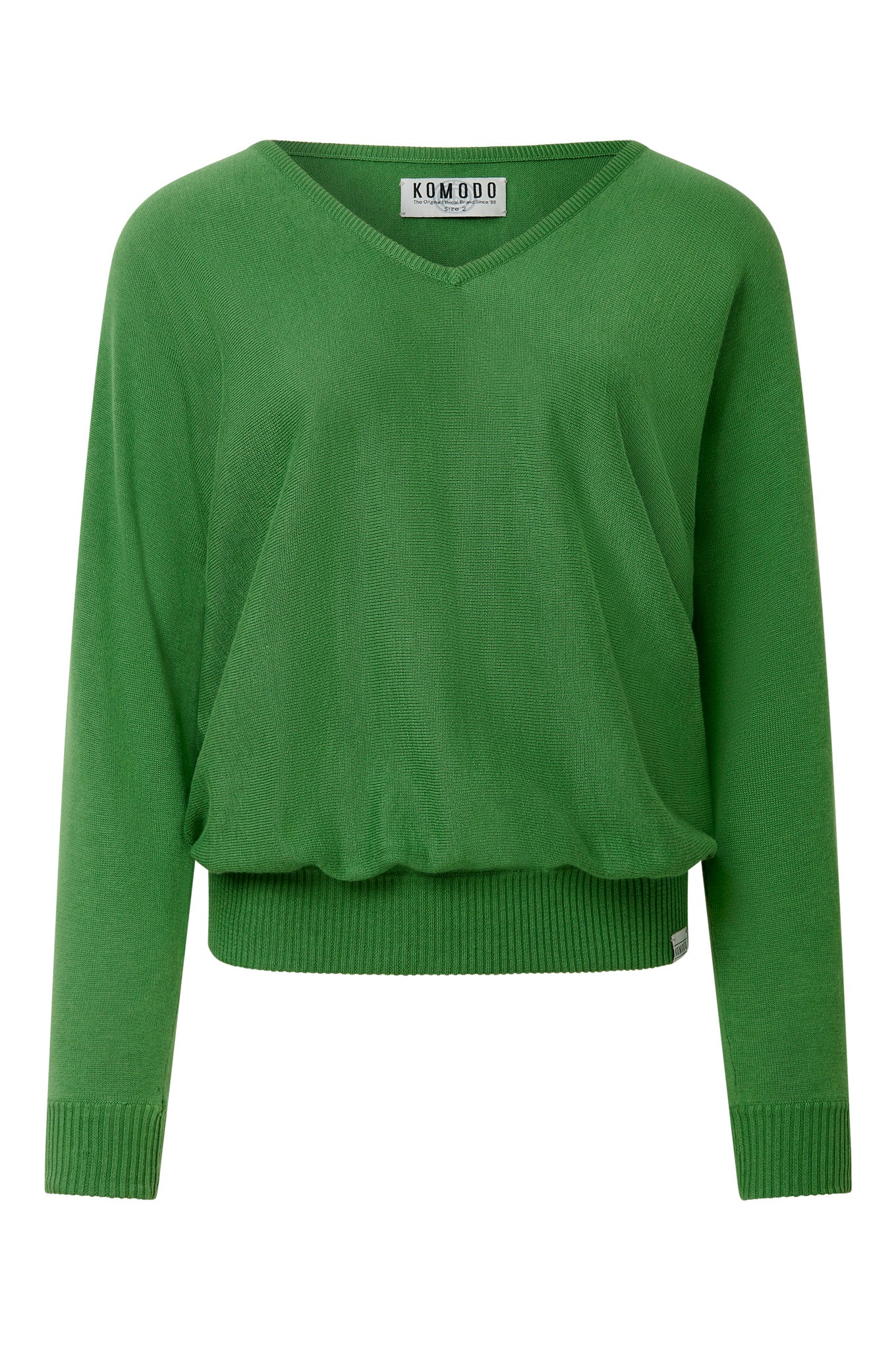 KOMODO Damen vegan Pullover Clover Dschungel Grün