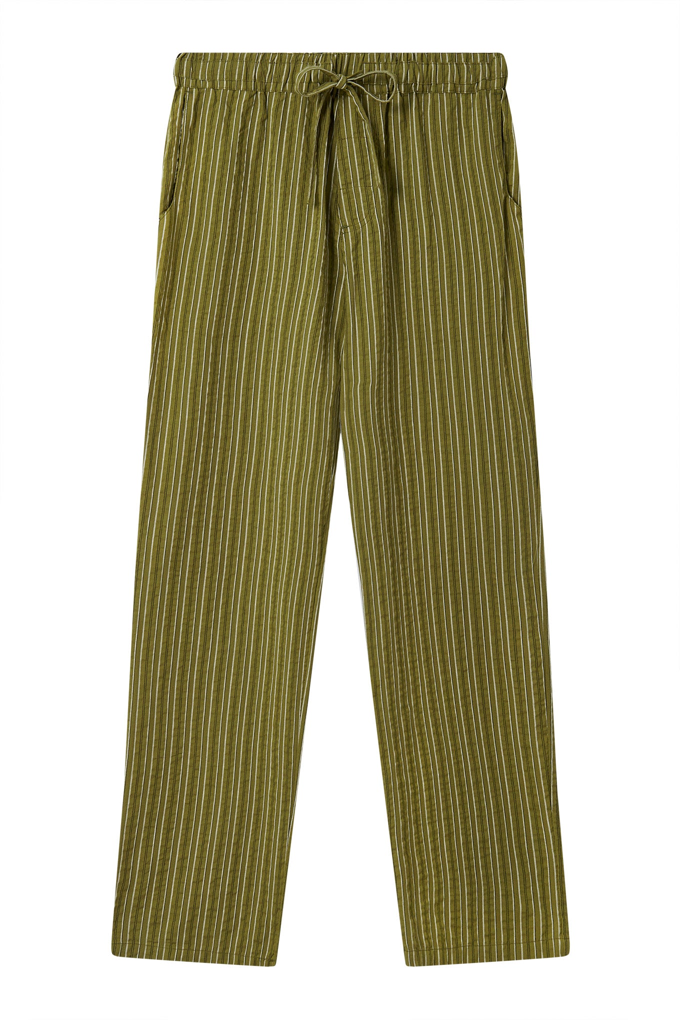 KOMODO Herren vegan Hose Joshua Stripe Grün