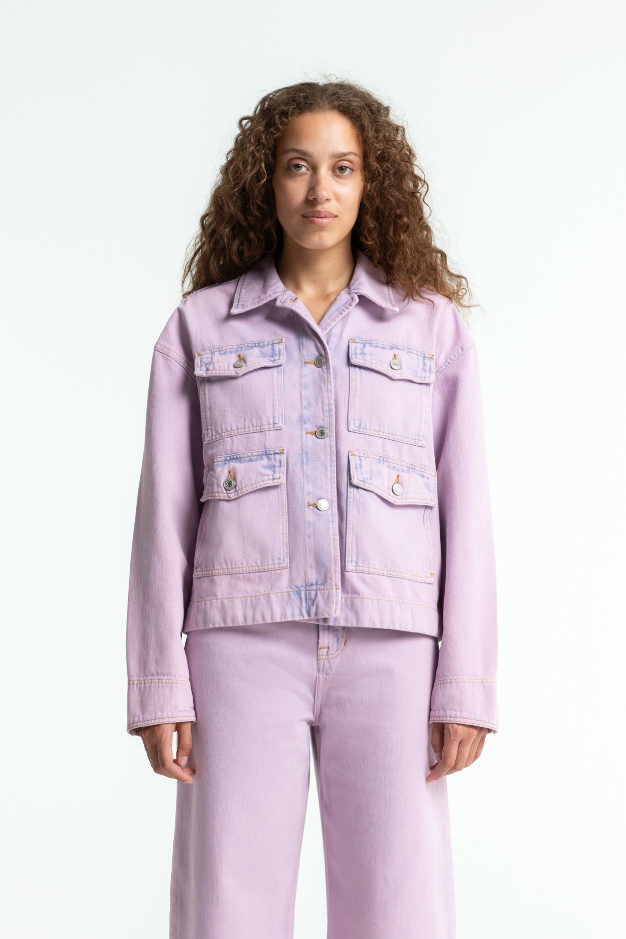 Kings of Indigo Damen vegan Jacke Meisho Chase Polignac Overdye