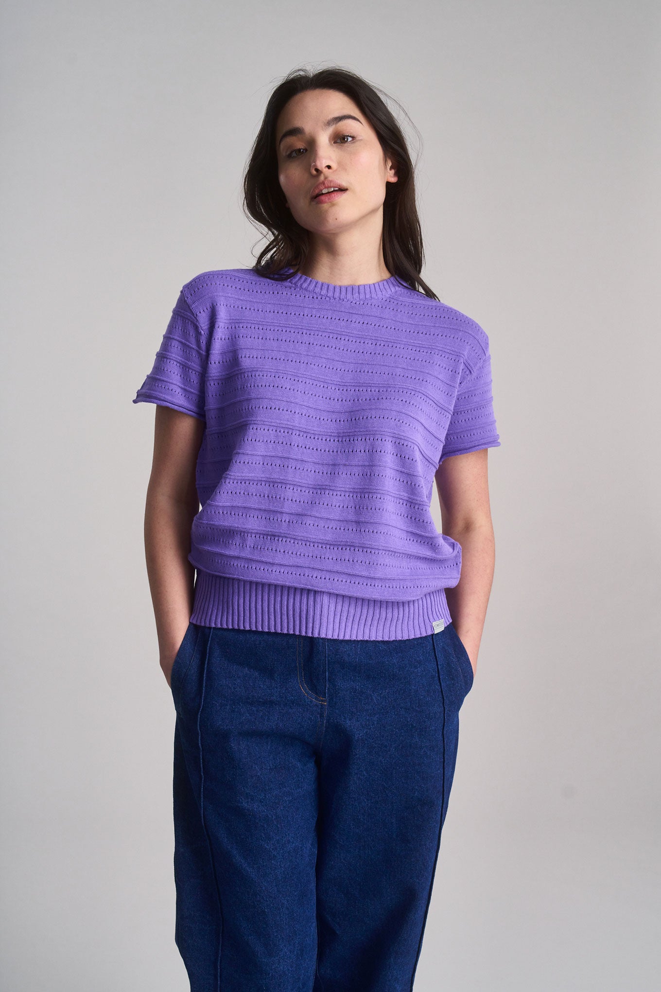 KOMODO Damen vegan T-Shirt Posey Lavendel