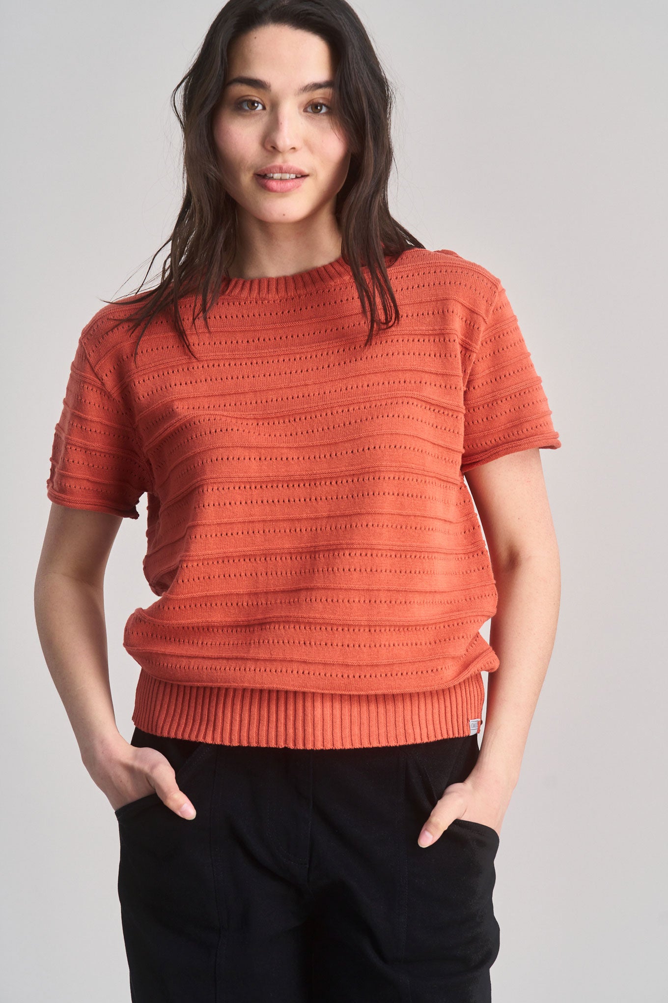 KOMODO Damen vegan T-Shirt Posey Lehm