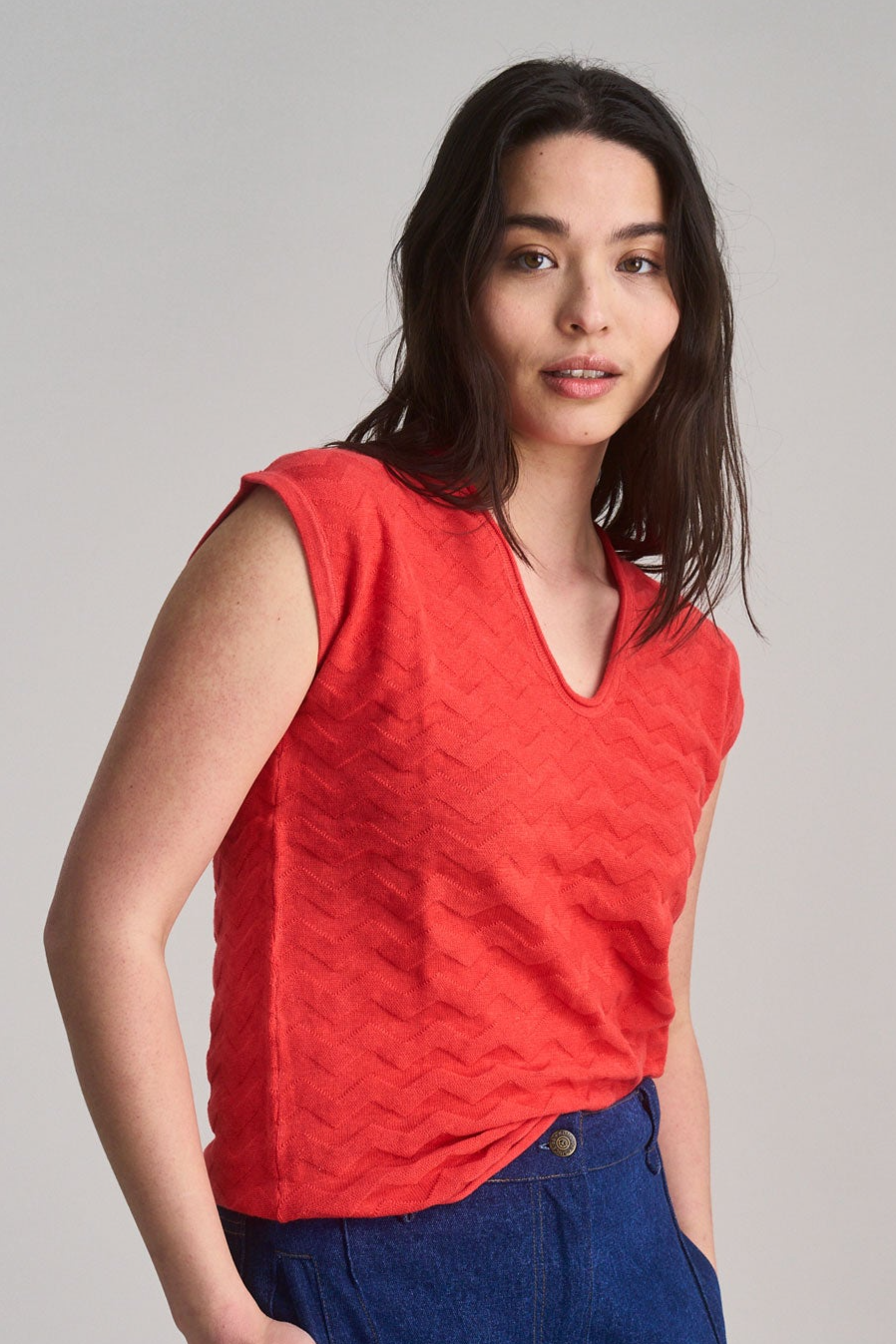 KOMODO womens vegan Vest Polly Pink