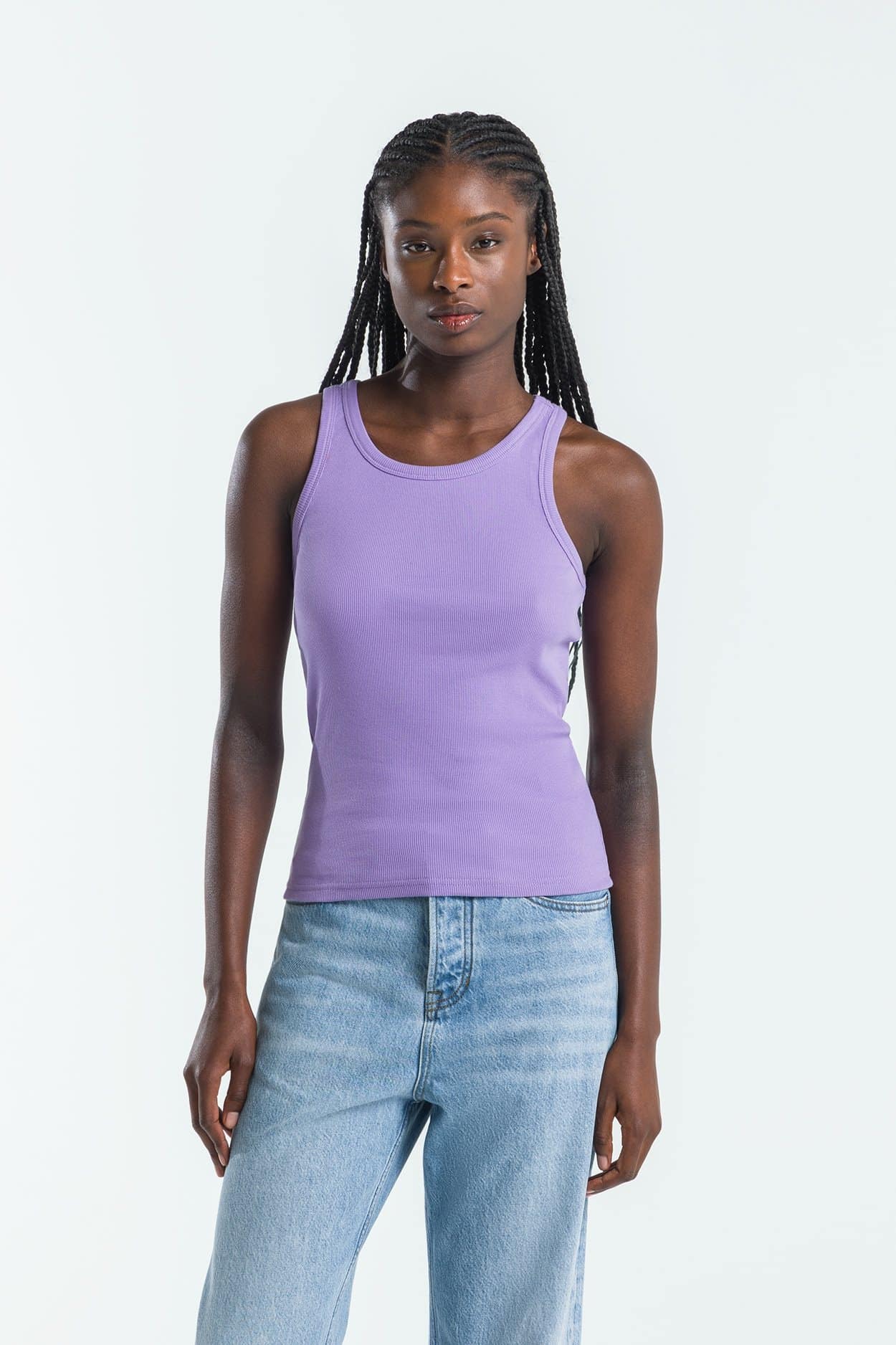 Kings of Indigo womens vegan Tank Top Kerry Purple