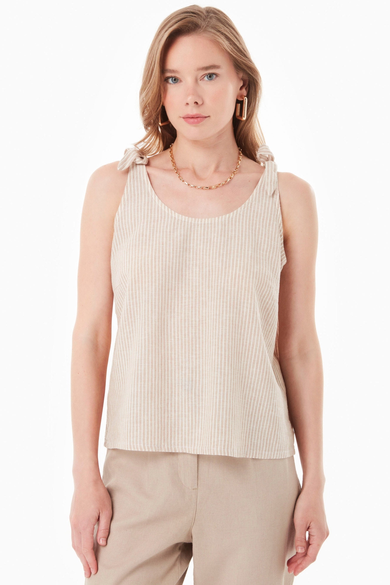 ORGANICATION Damen vegan Oben Beige