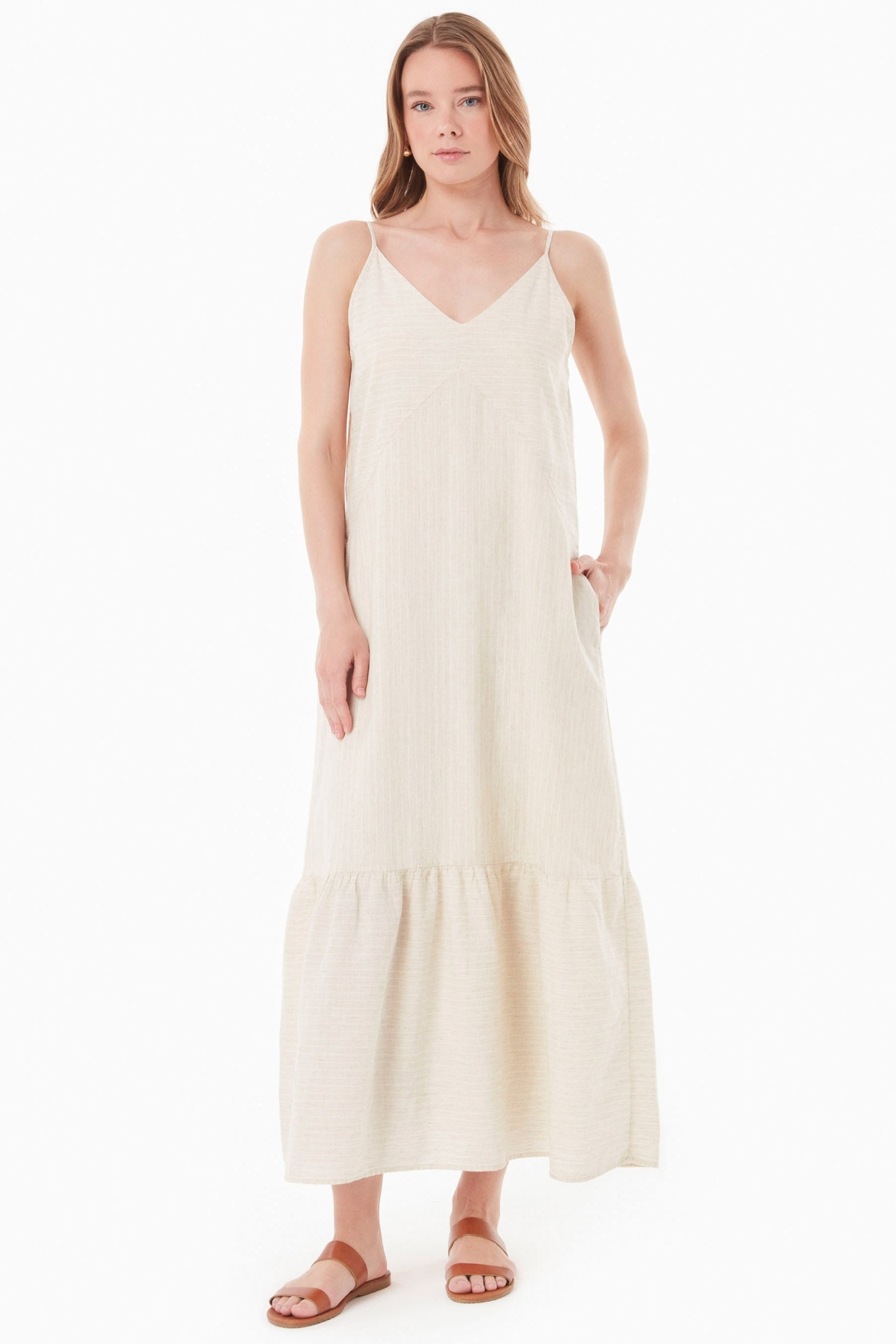 Image of ORGANICATION dames vegan Jurk Off White