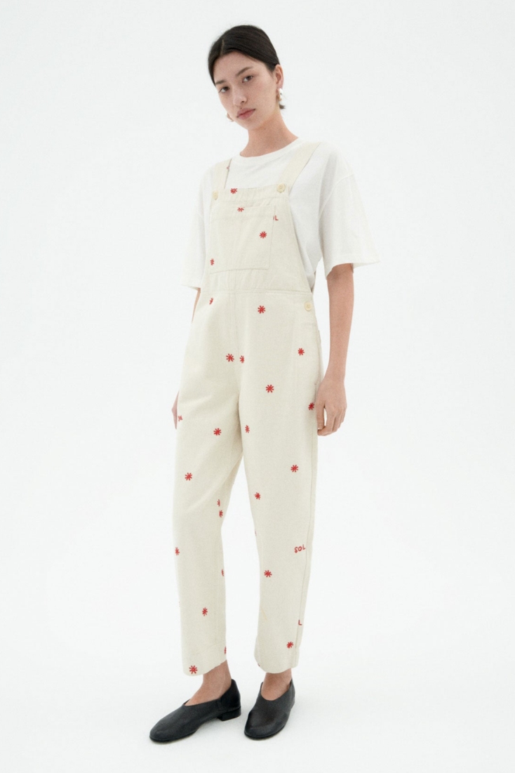 Image of Thinking MU dames vegan Jumpsuit Monkey Light Raw