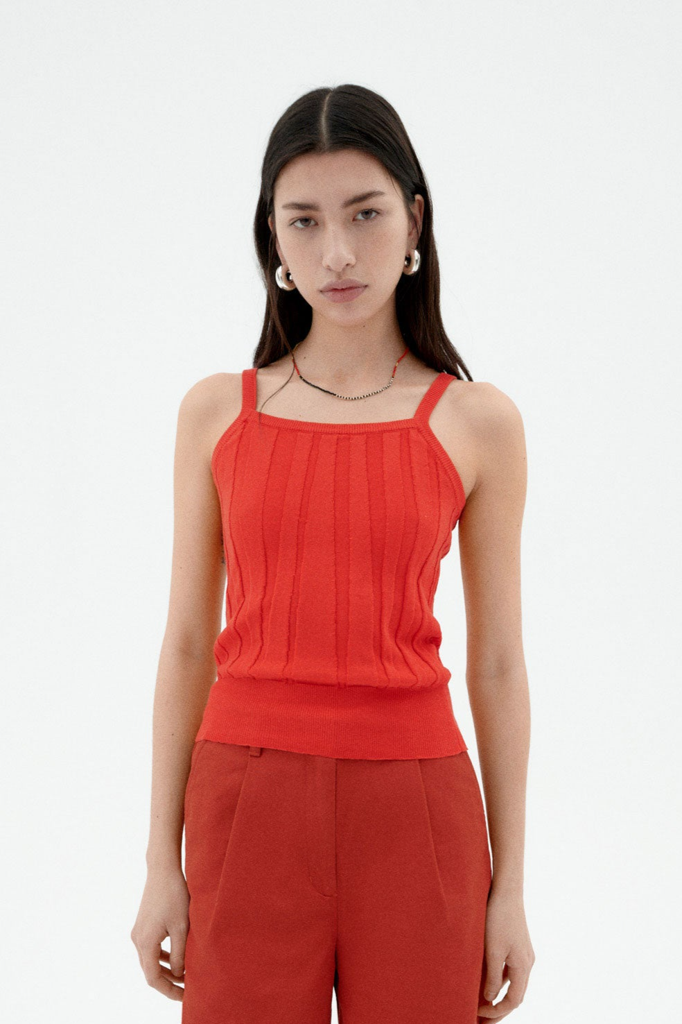 Thinking mu Damen vegan Top Nadine Rot