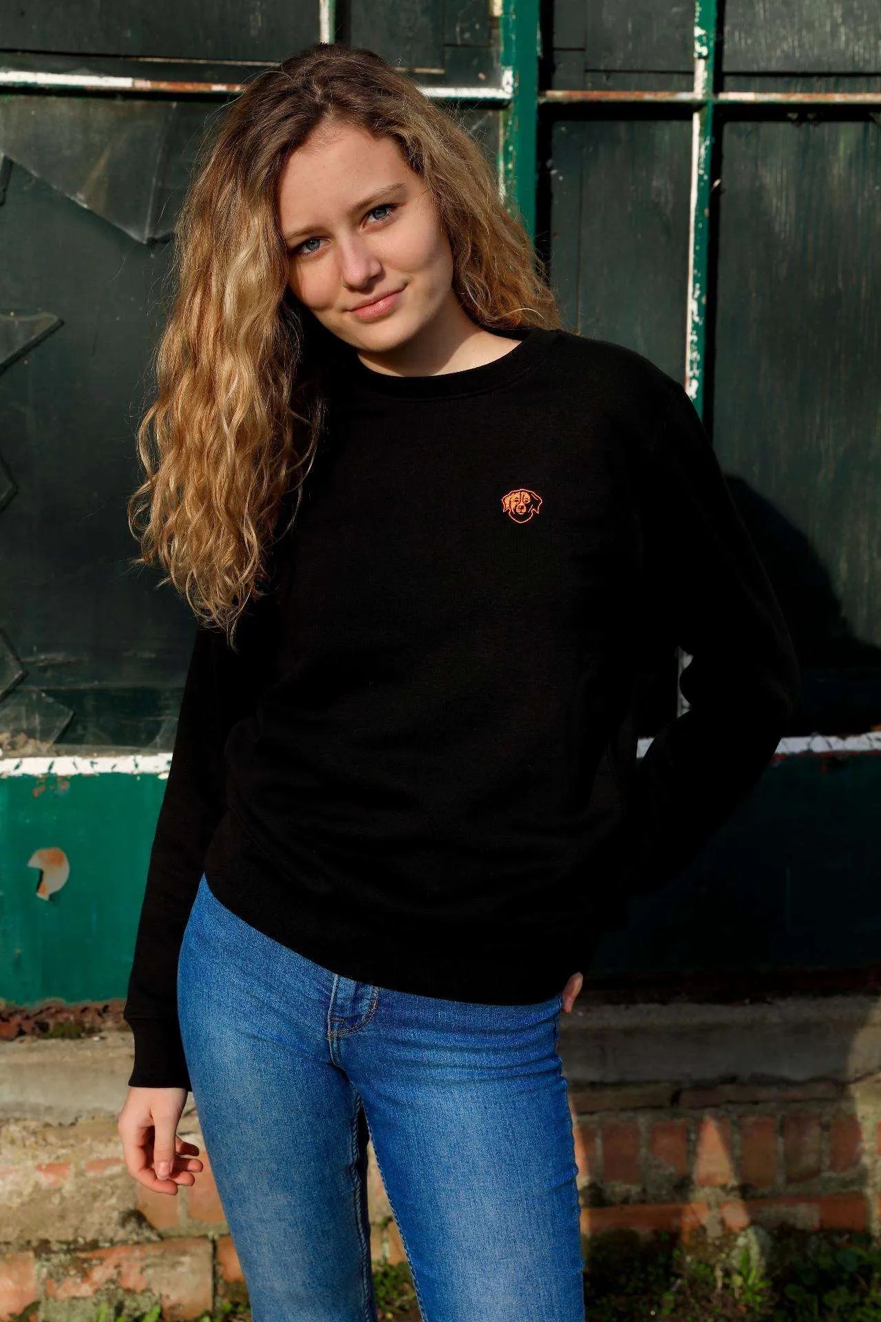 Image of IT'S PAWSOME mannen vegan Trui Balou Black