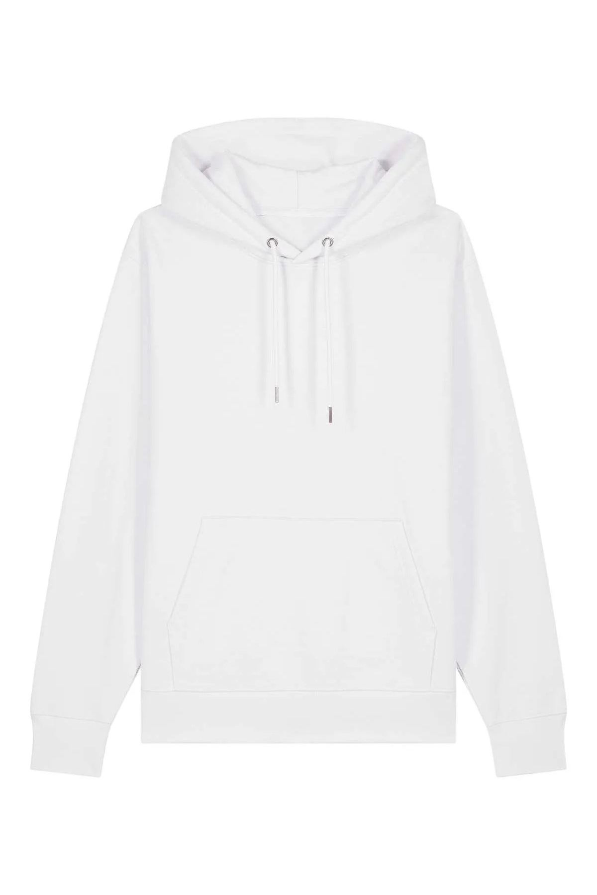 Image of IT'S PAWSOME mannen vegan Hoodie De Basis Wit