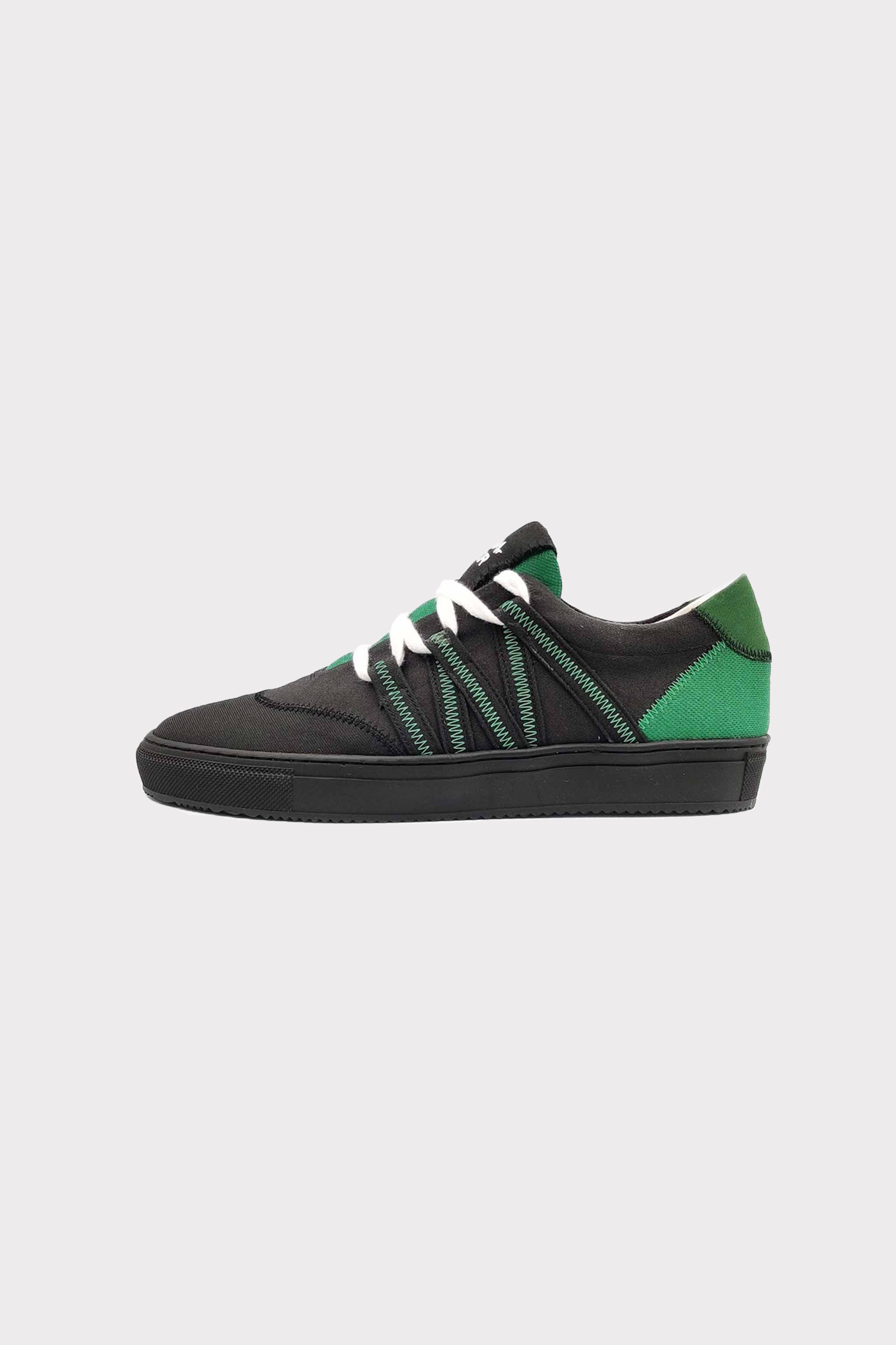 Image of VAER mannen vegan Sneakers Phoenix Groen/Zwart