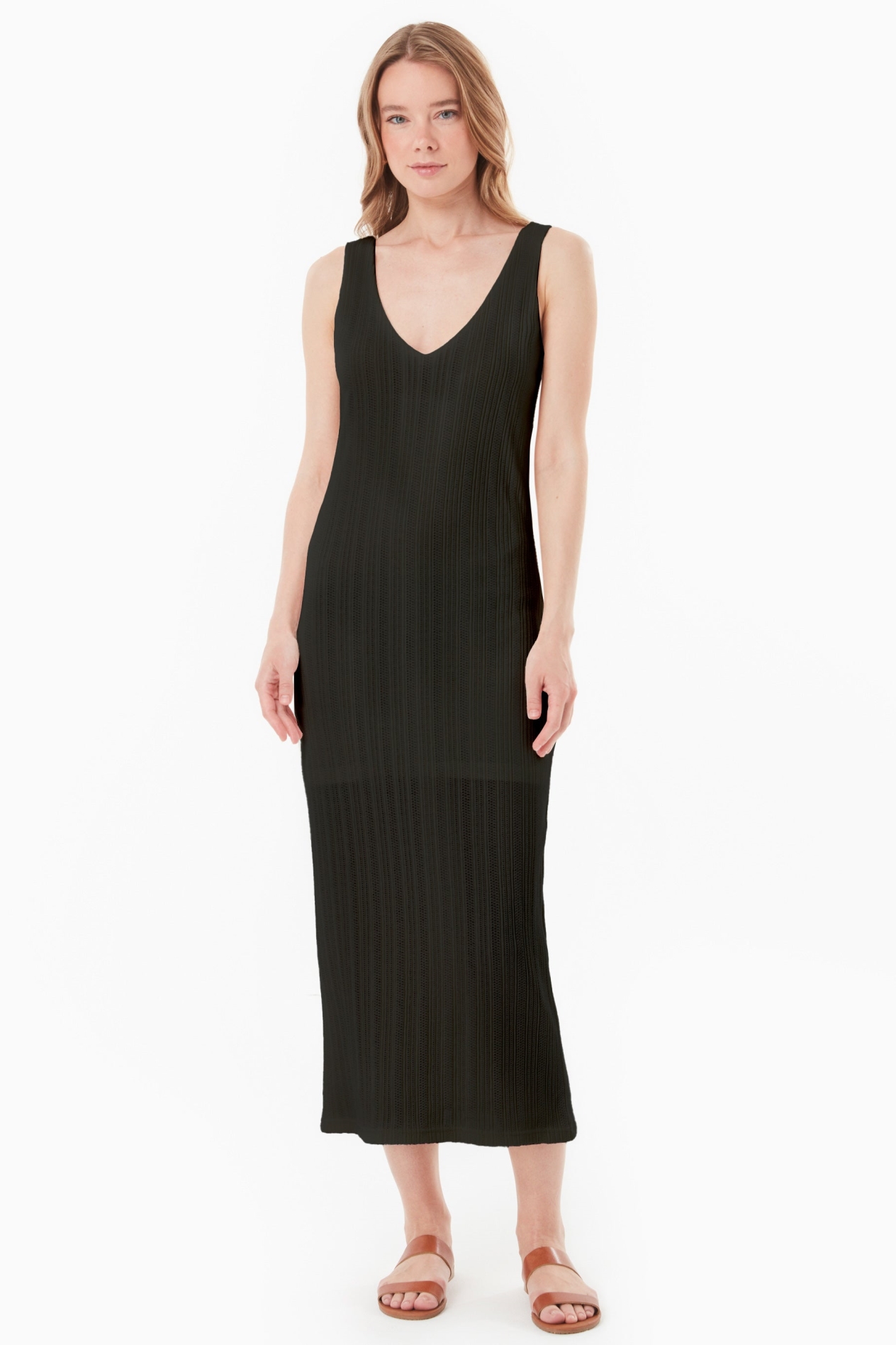 ORGANICATION Damen vegan Kleid Schwarz