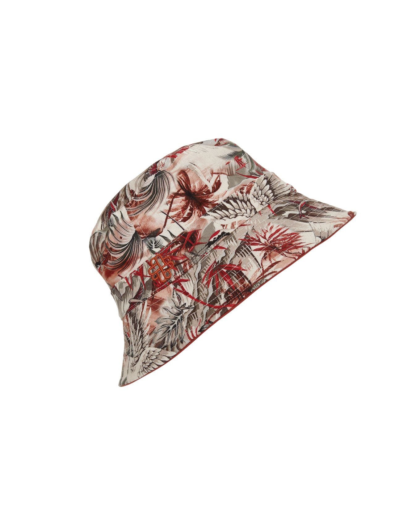 KOMODO Fischerhut Reversibel Unisex Bali Rot