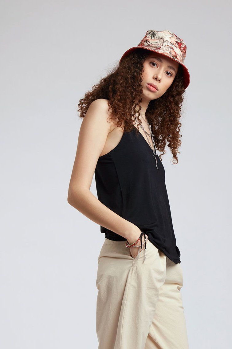 KOMODO Fischerhut Reversibel Unisex Bali Rot