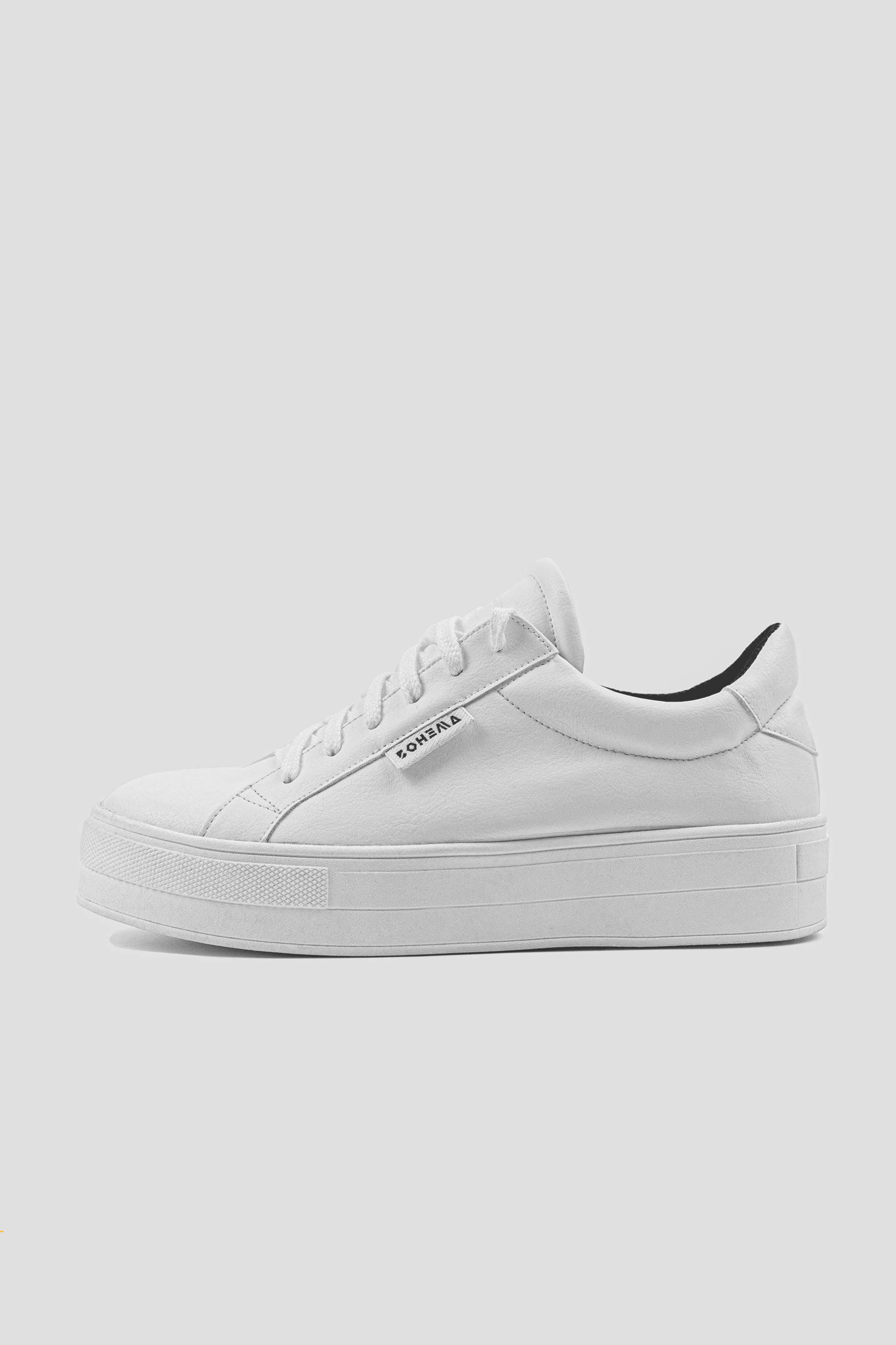 BOHEMA Damen vegan Sneaker Bewusst Weiß
