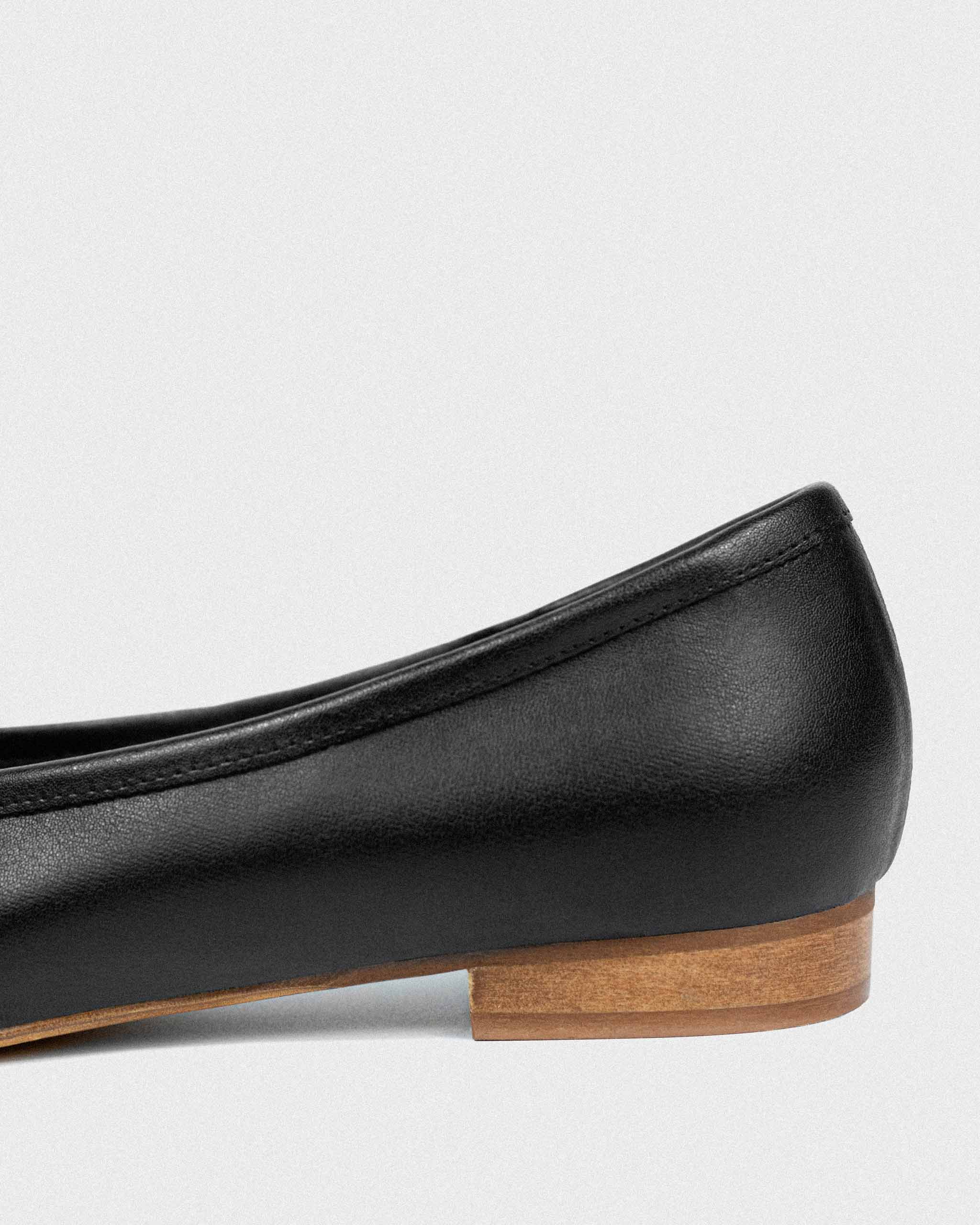 BOHEMA womens vegan Ballerinas Audrey Black