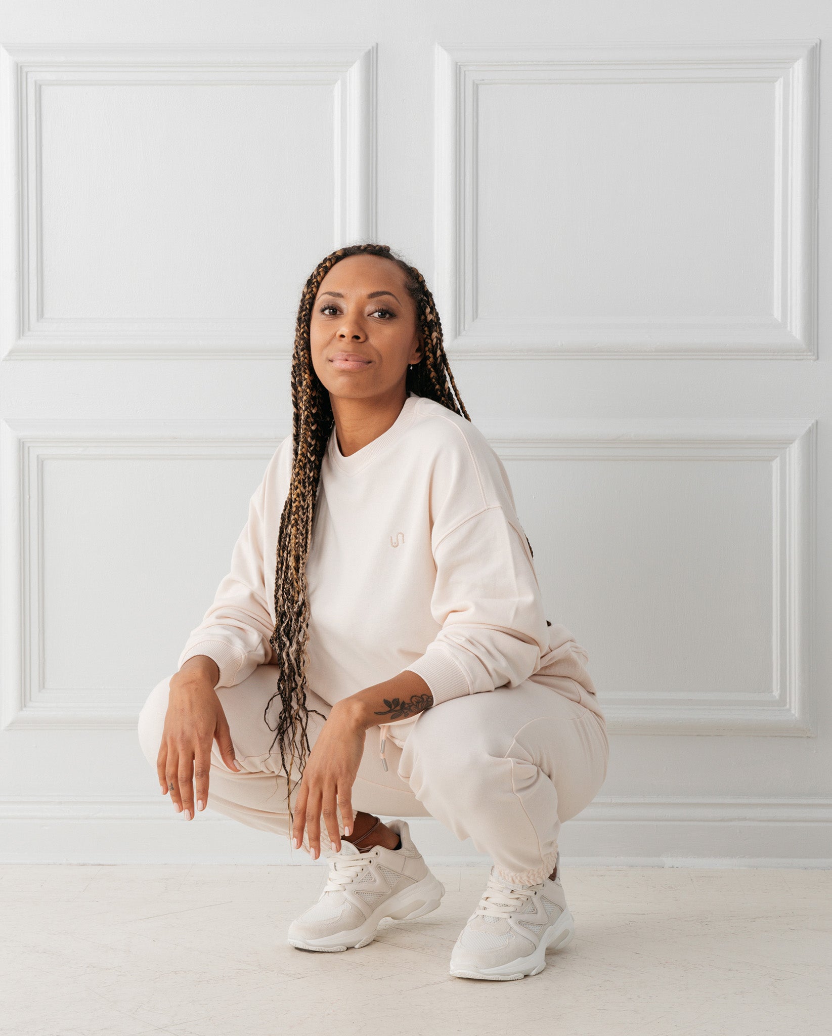 Understatement Crew Neck Sweat Crispy Cream