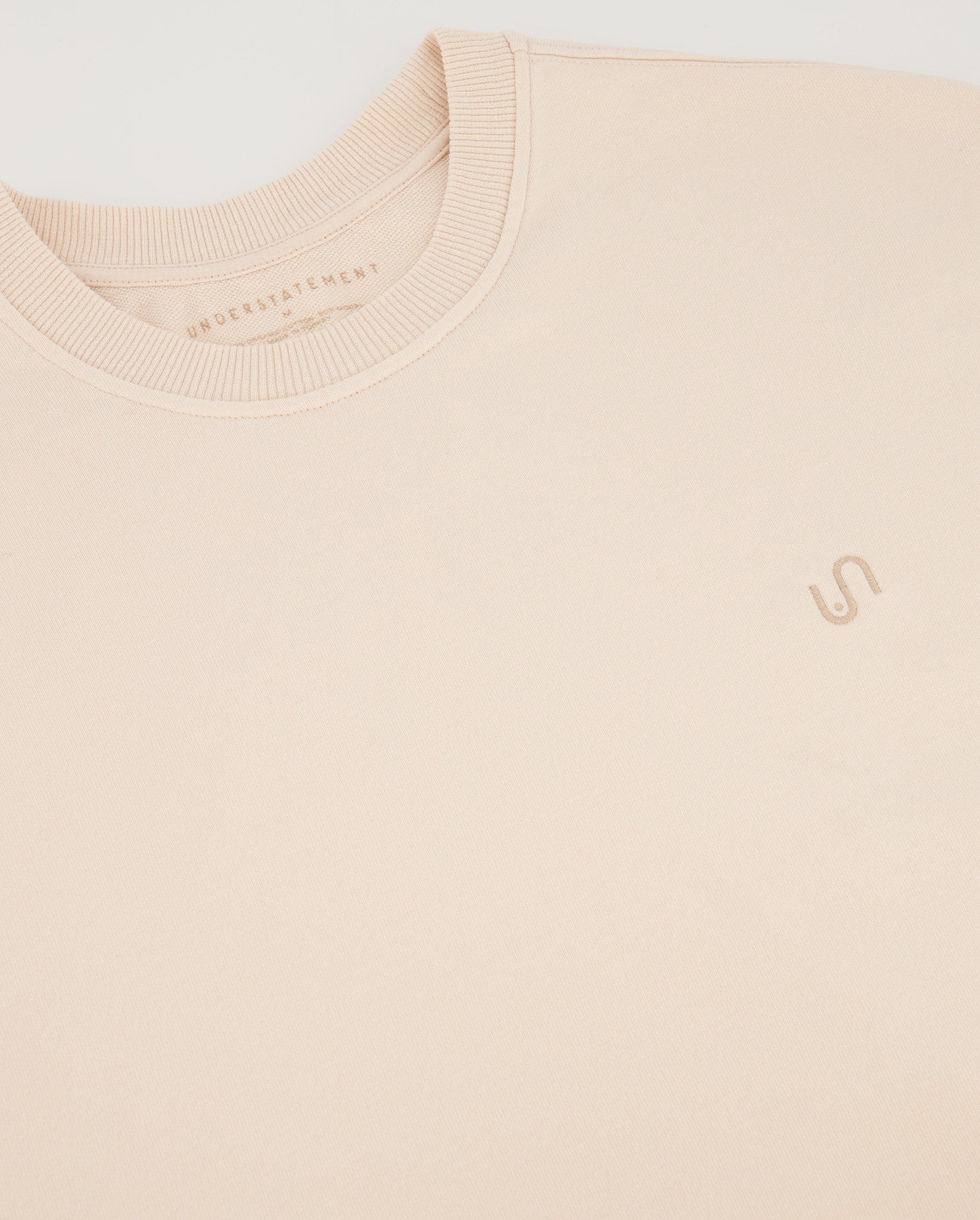 Understatement Crew Neck Sweat Crispy Cream