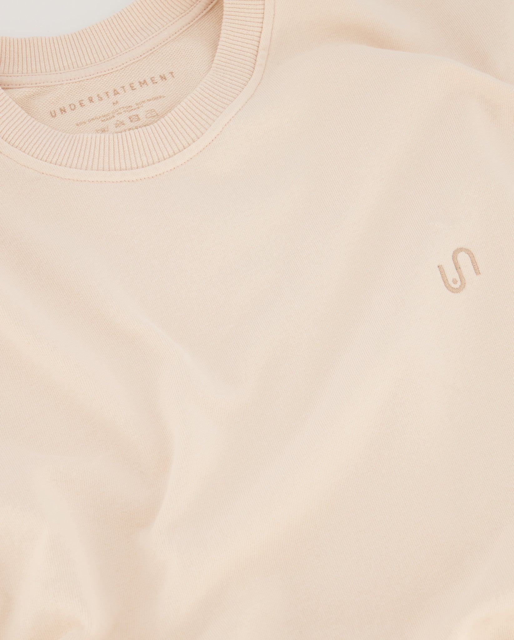 Understatement Crew Neck Sweat Crispy Cream