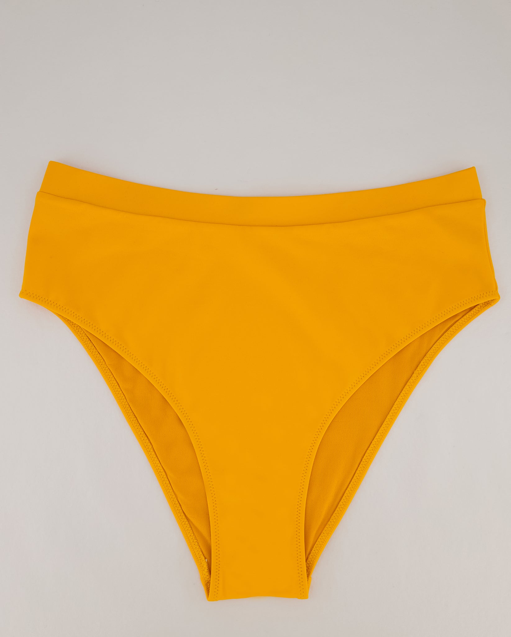 Understatement womens vegan High Waist Bikini Briefs Mango Yellow