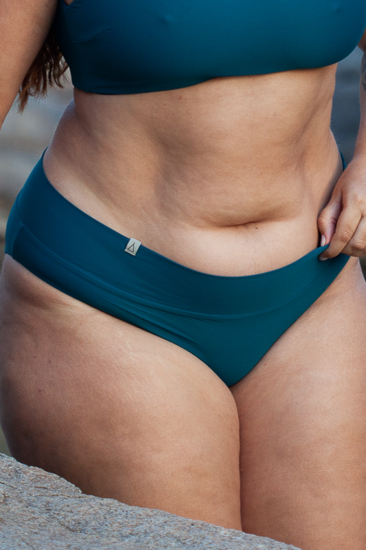 Image of Inaska dames vegan Bikinibroekje Flow Petrol