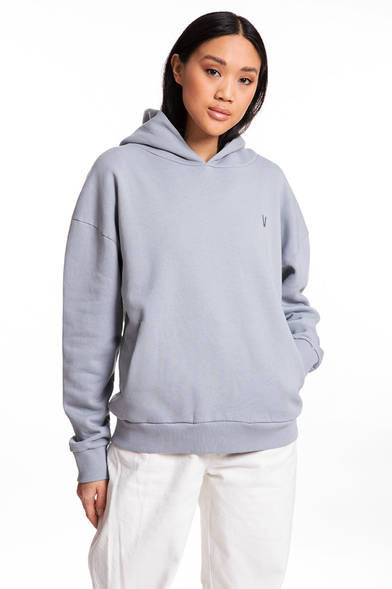 VATTER Herren vegan Hoodie Mellow Mika Steingrau