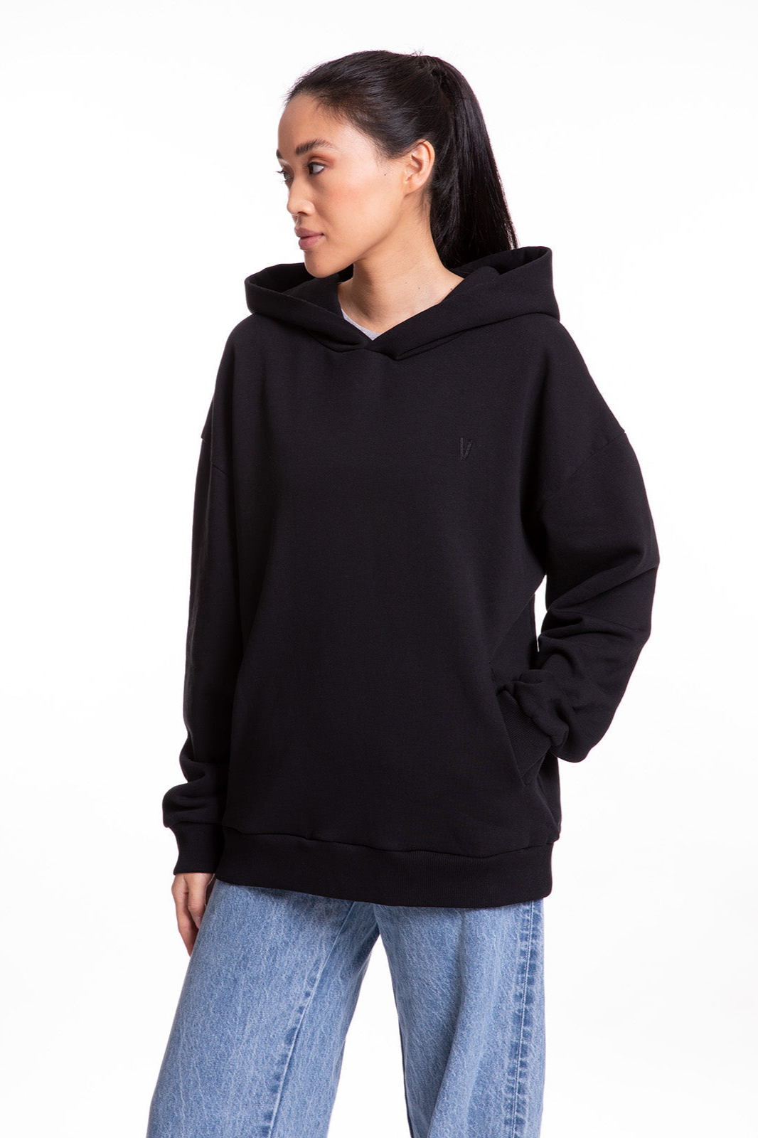 VATTER Herren vegan Hoodie Mellow Mika Dunkelanthrazit