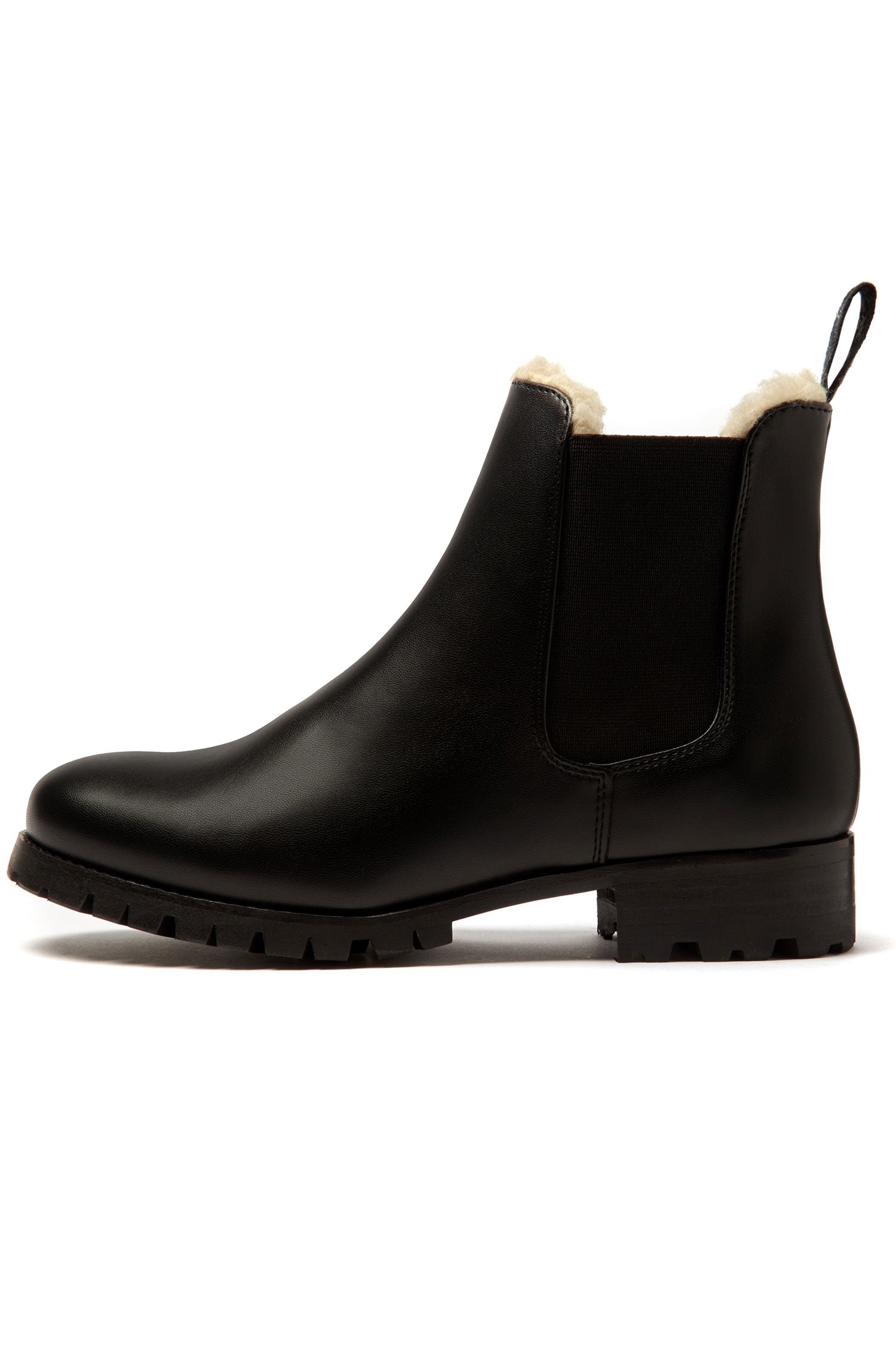 Image of Will's Vegan Store dames vegan Chelsea Boots Dames Luxe GeÃ¯soleerd Zwart