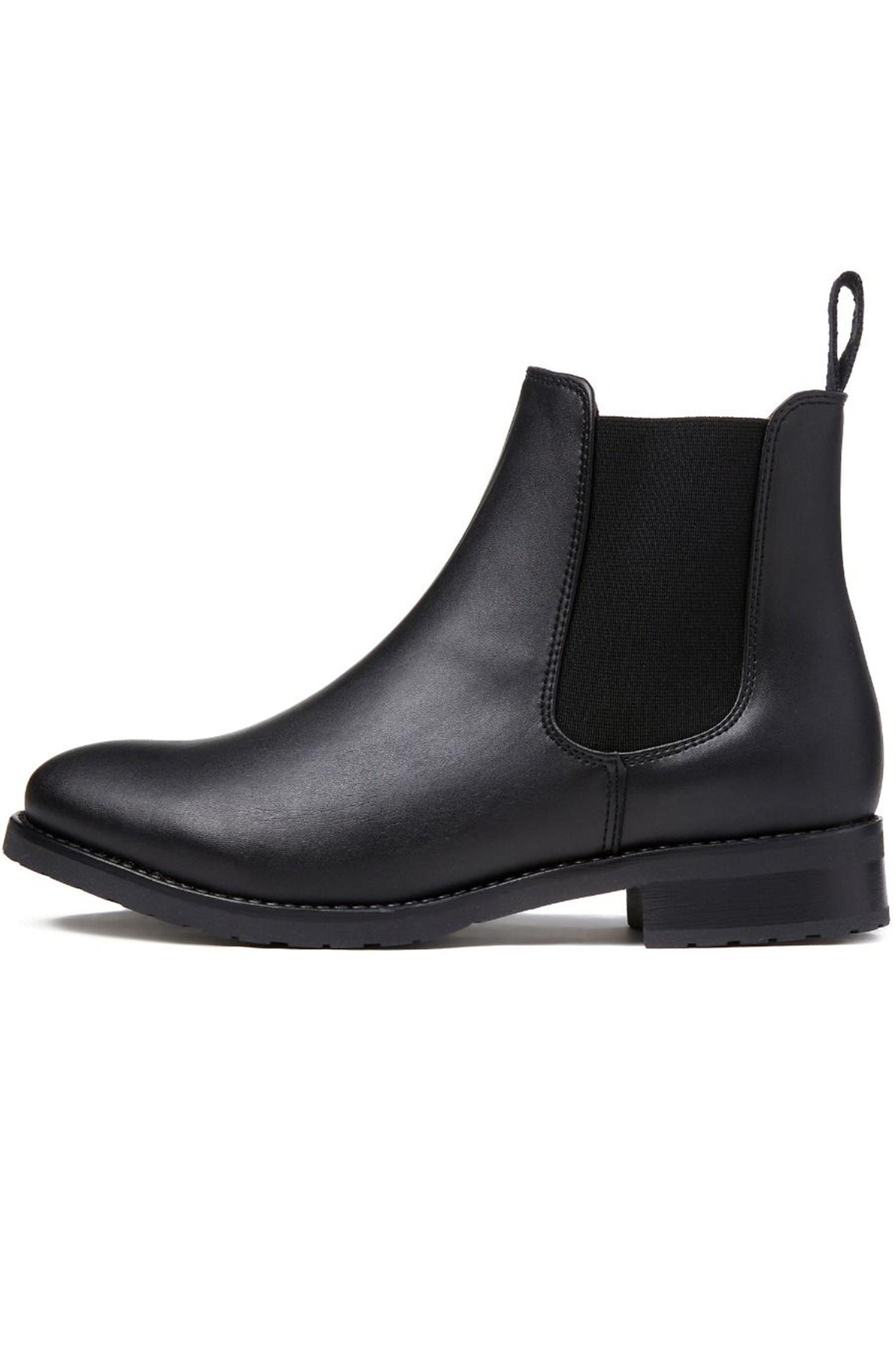Image of Will's Vegan Store dames vegan Luxe Nette Chelsea Boots Zwart