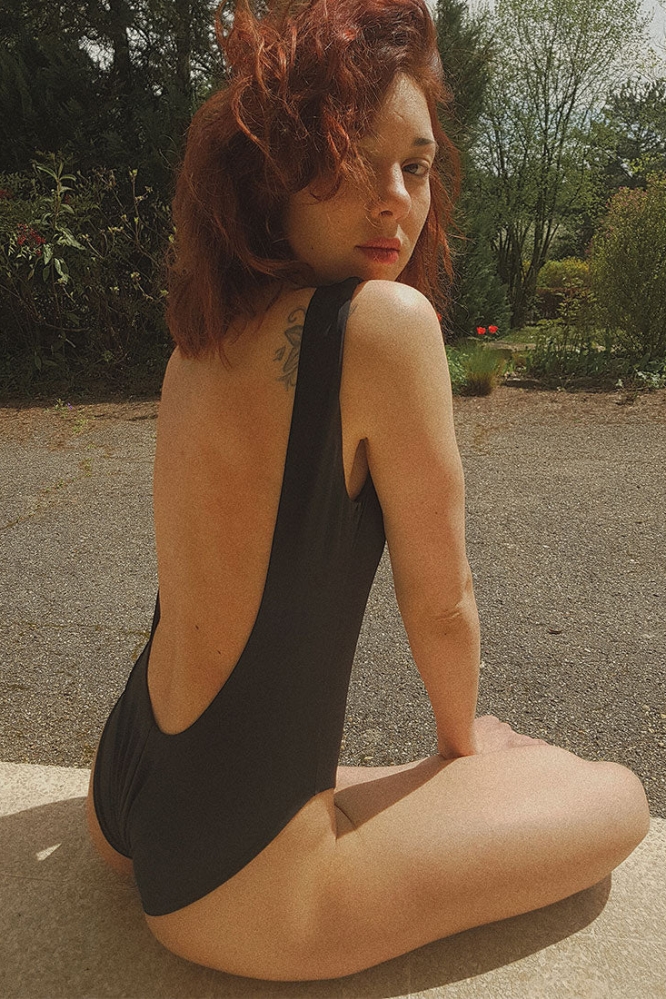 Image of Anekdot dames vegan Jane Badpak Zwart