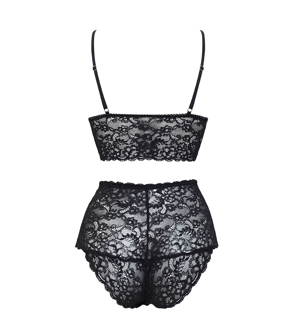 57240 - Damen vegan New Moon High Set Schwarz