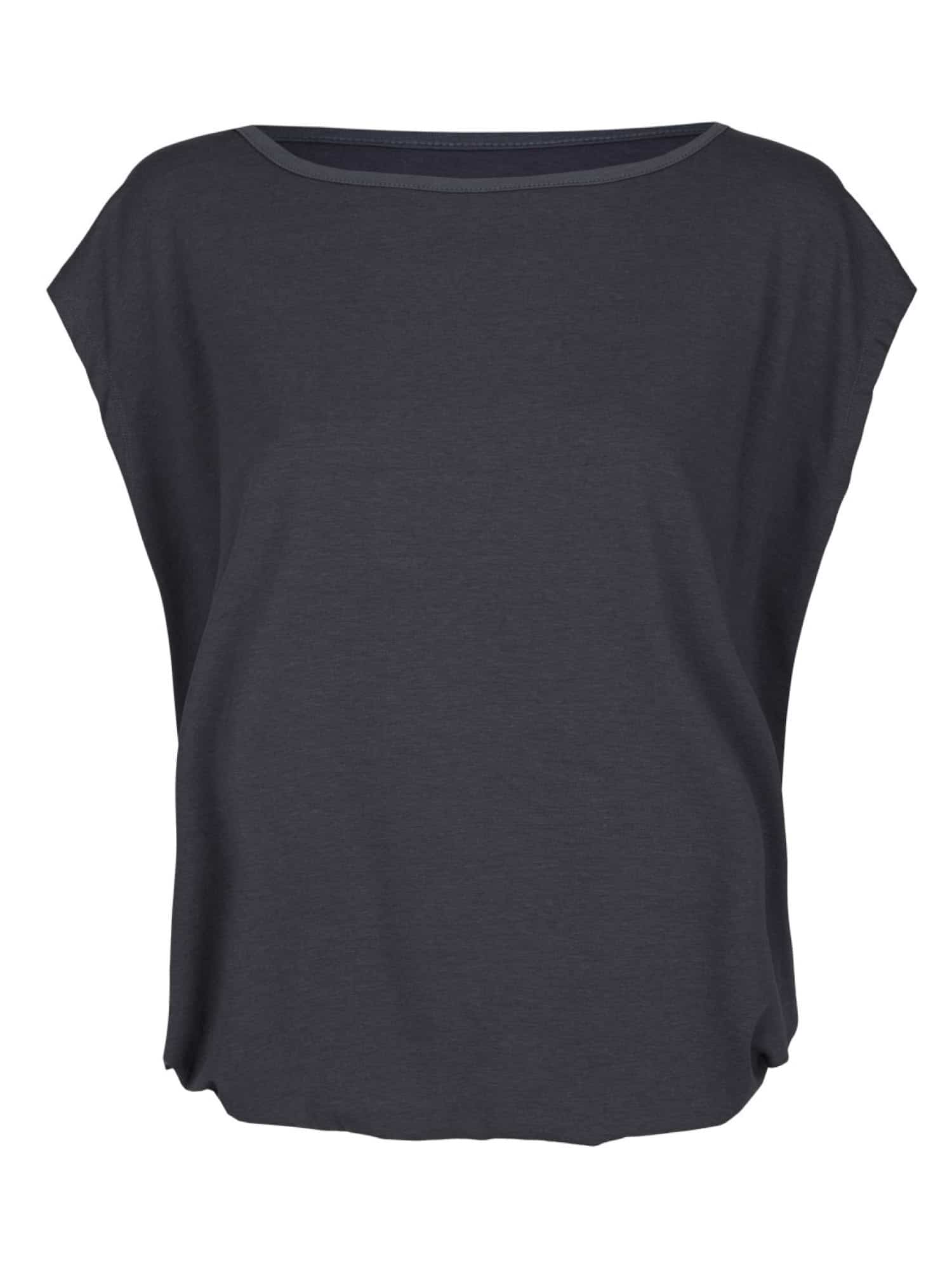 58070 - Damen vegan Relax T-Shirt Dunkelgrau