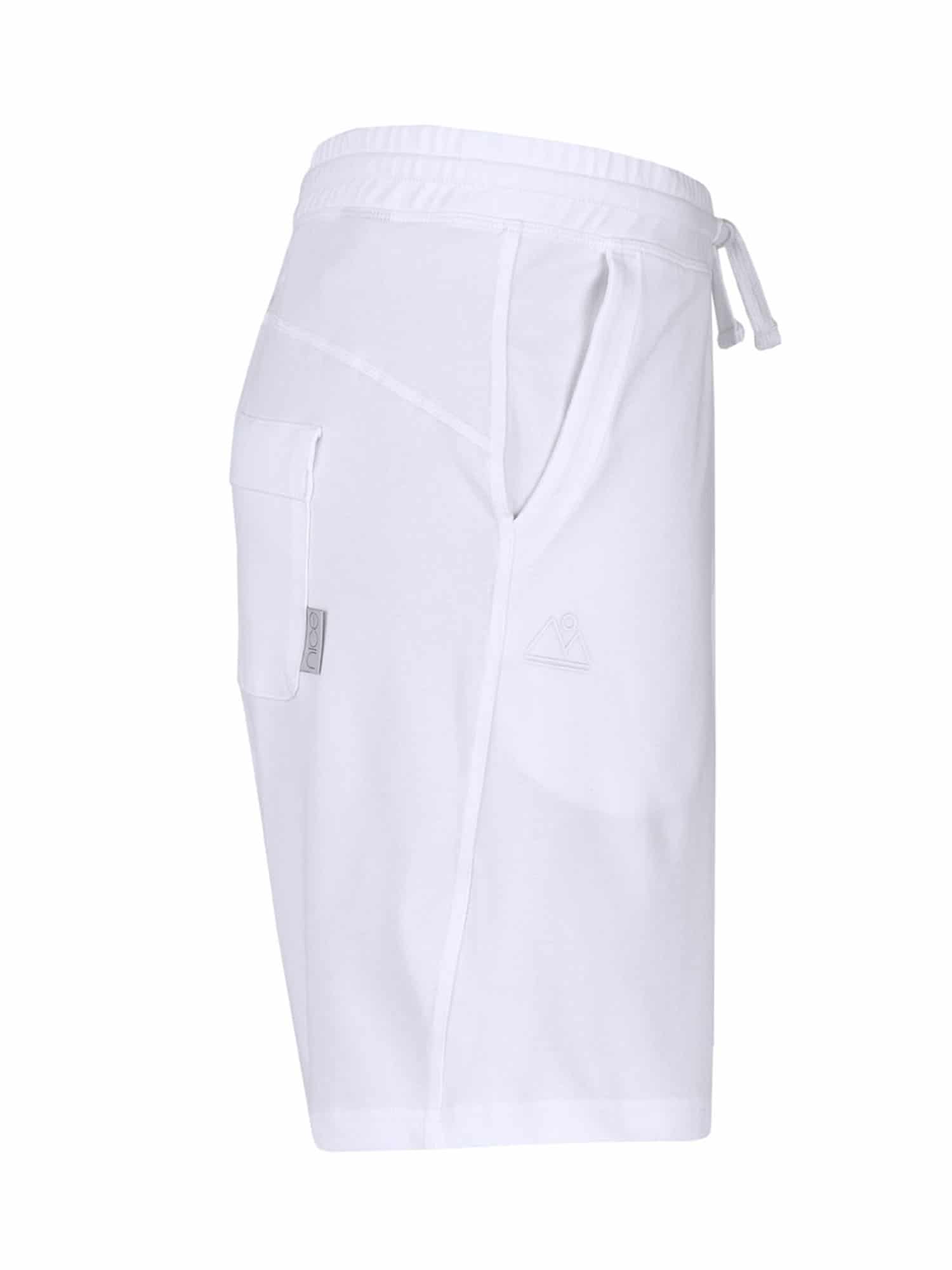 nice to meet me Classic Shorts White