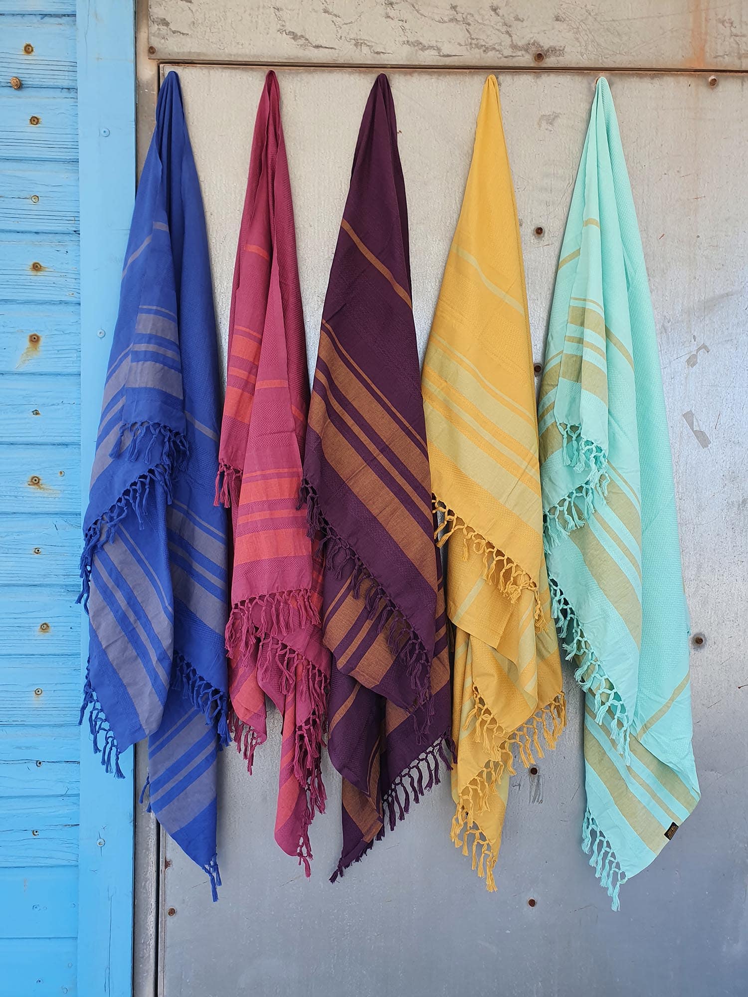 nice to meet me unisex vegan Hammam Towel Garden Sunflower