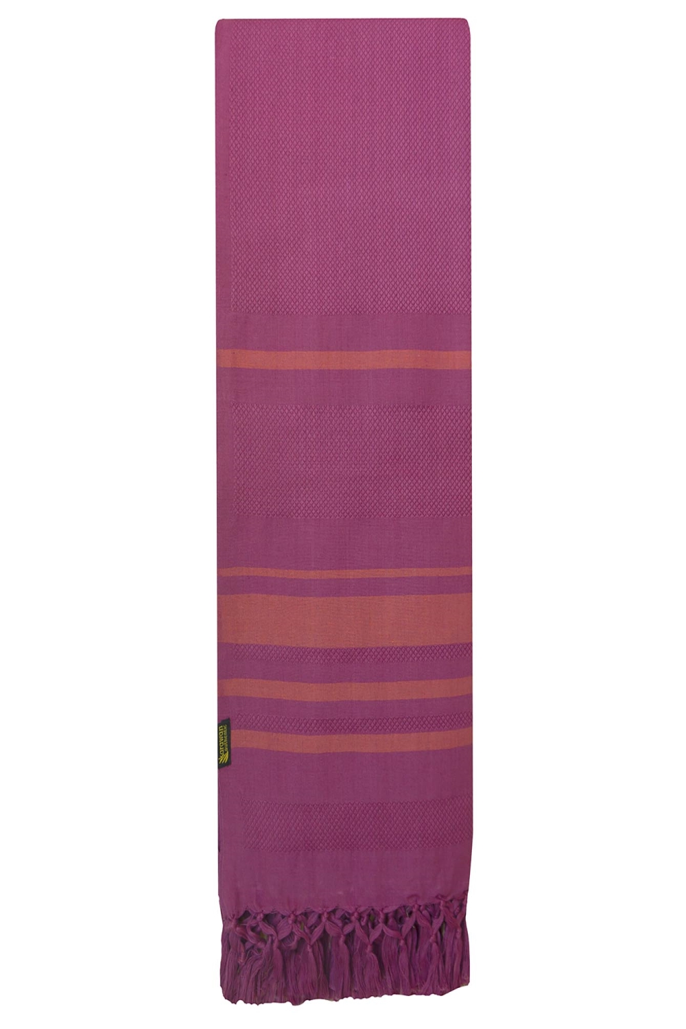 nice to meet me unisex vegan Hammam Towel Garden Fushia