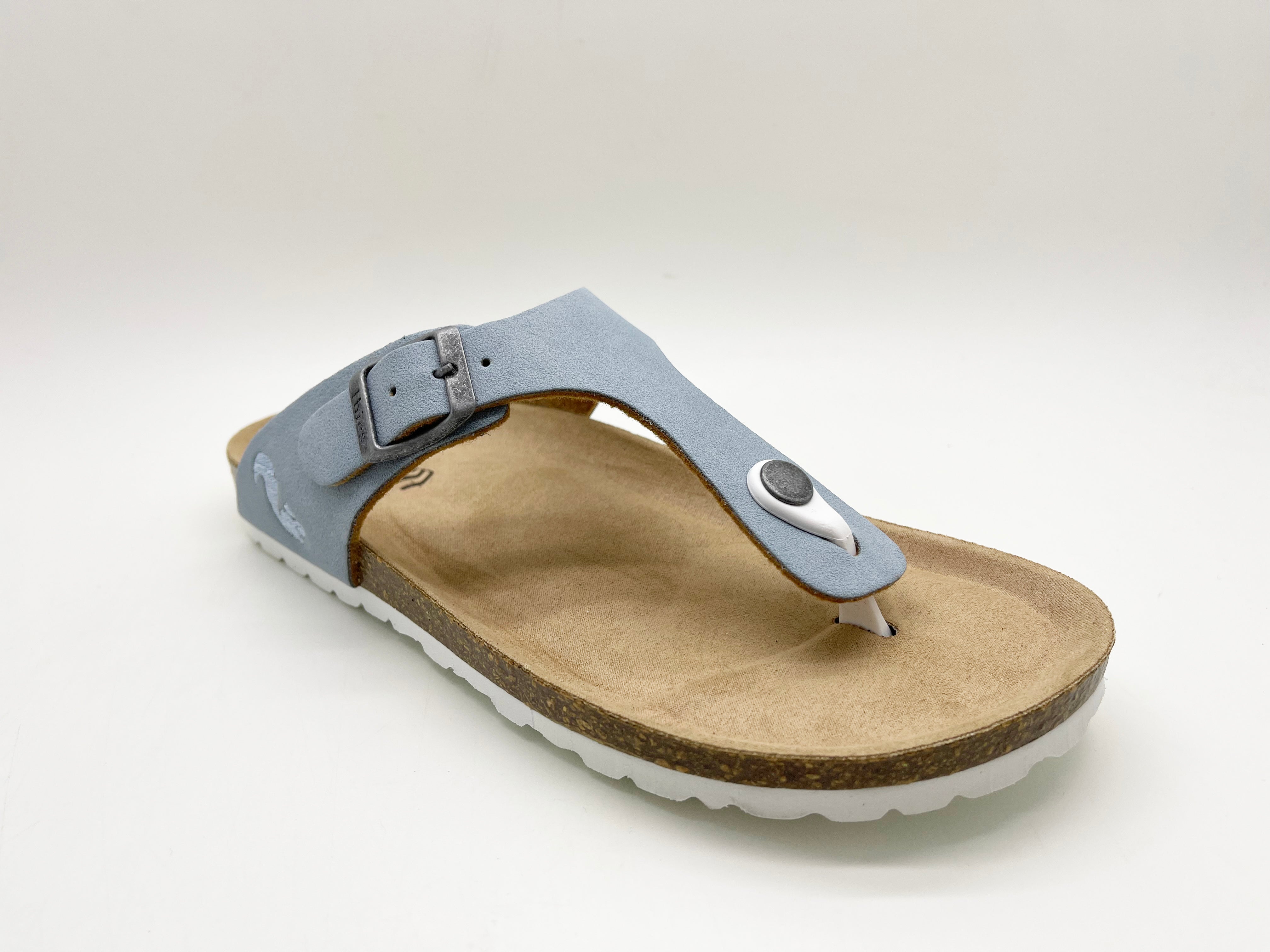 thies womens vegan Sandals Sky Grey