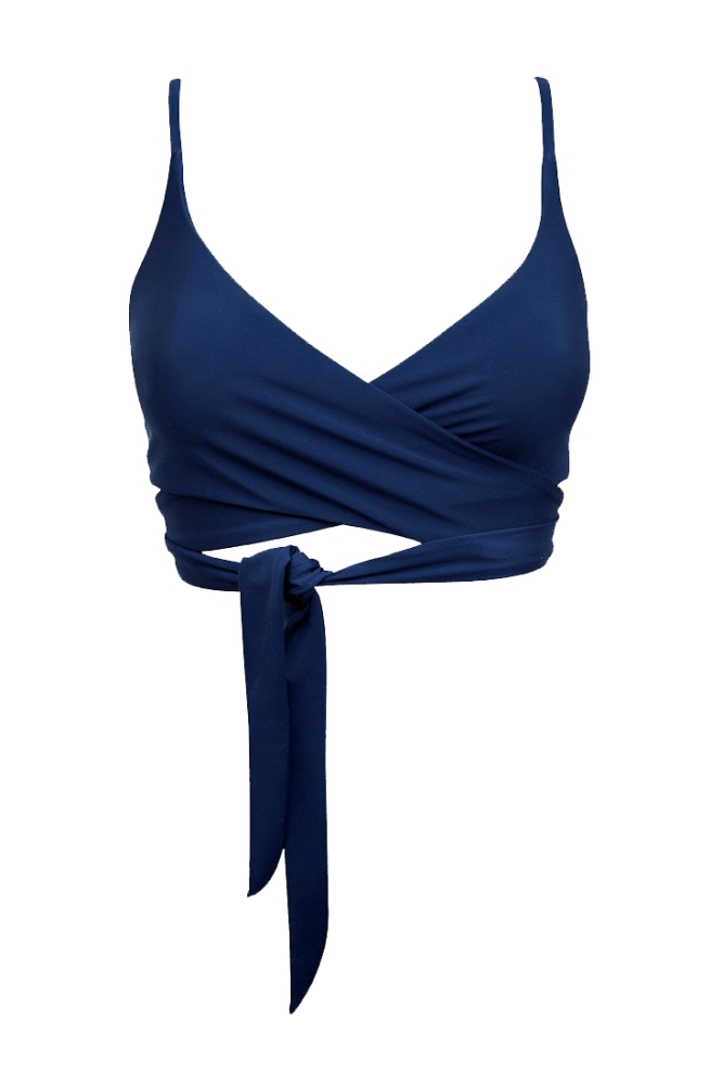 Image of Anekdot dames vegan Lin Bikinitop Marineblauw
