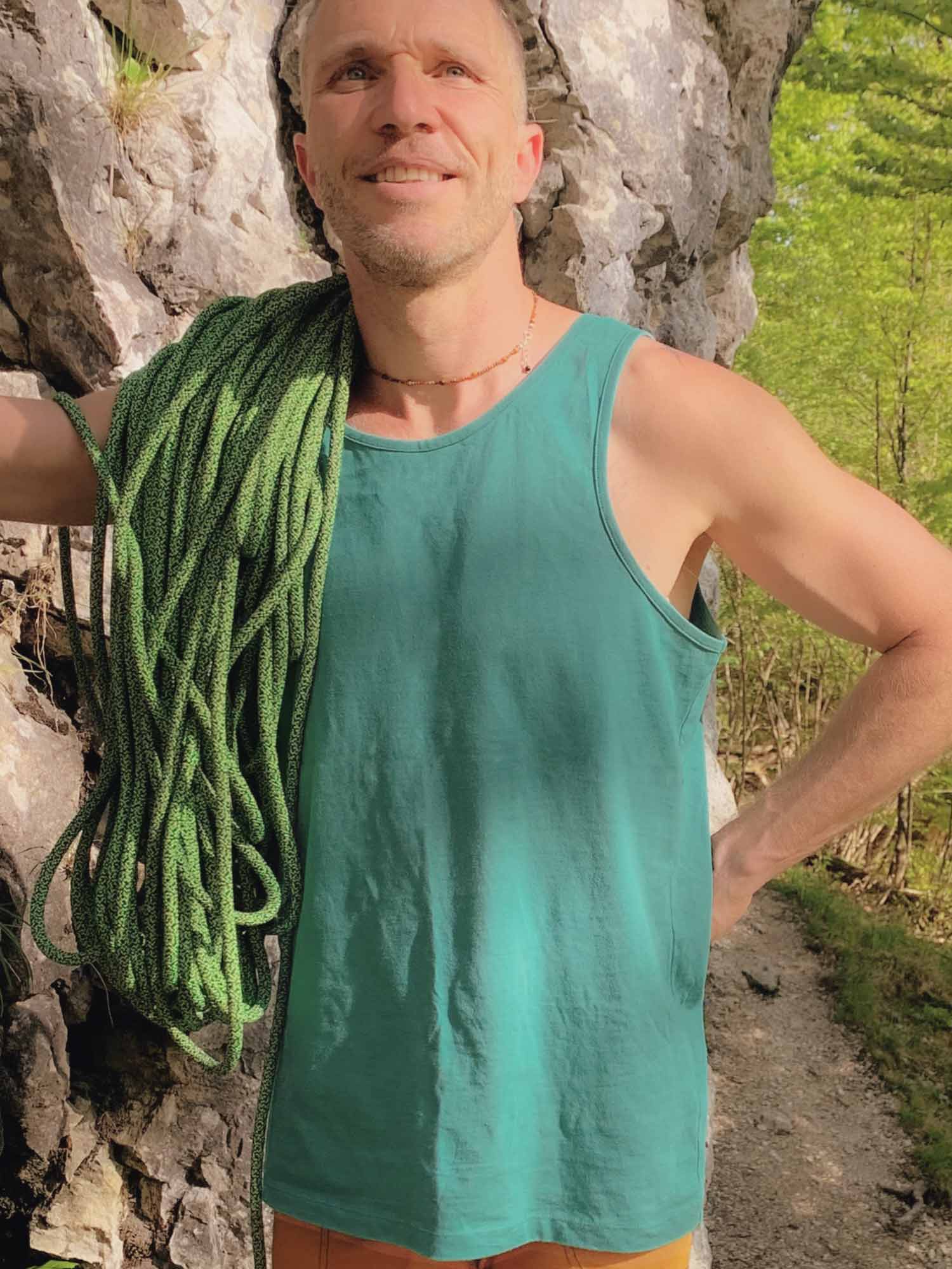 nice to meet me Active Tank Pistachio