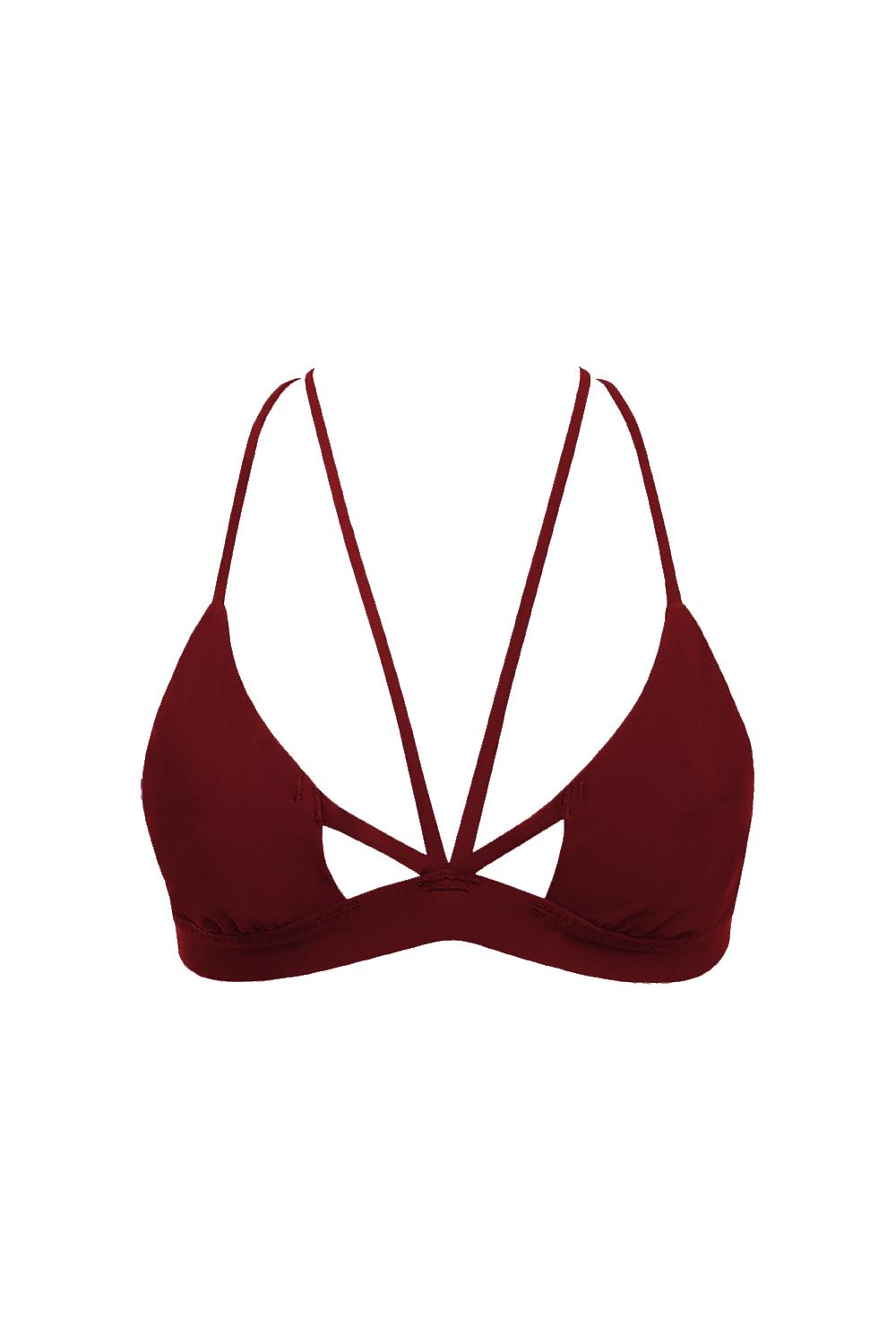Image of Anekdot dames vegan Nova Bikinitop Merlot
