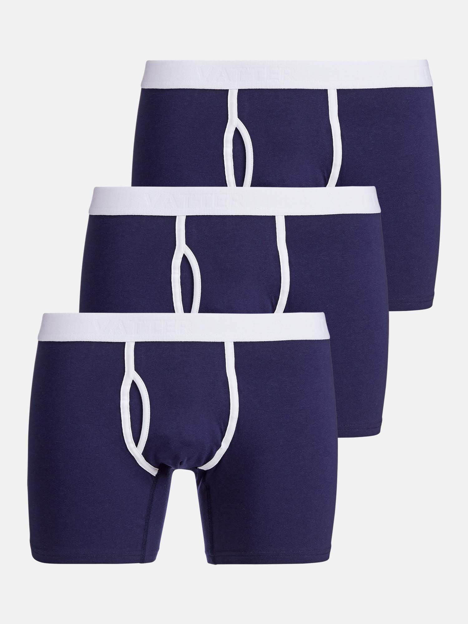 VATTER Boxer Shorts Claus Navy 3-Pack