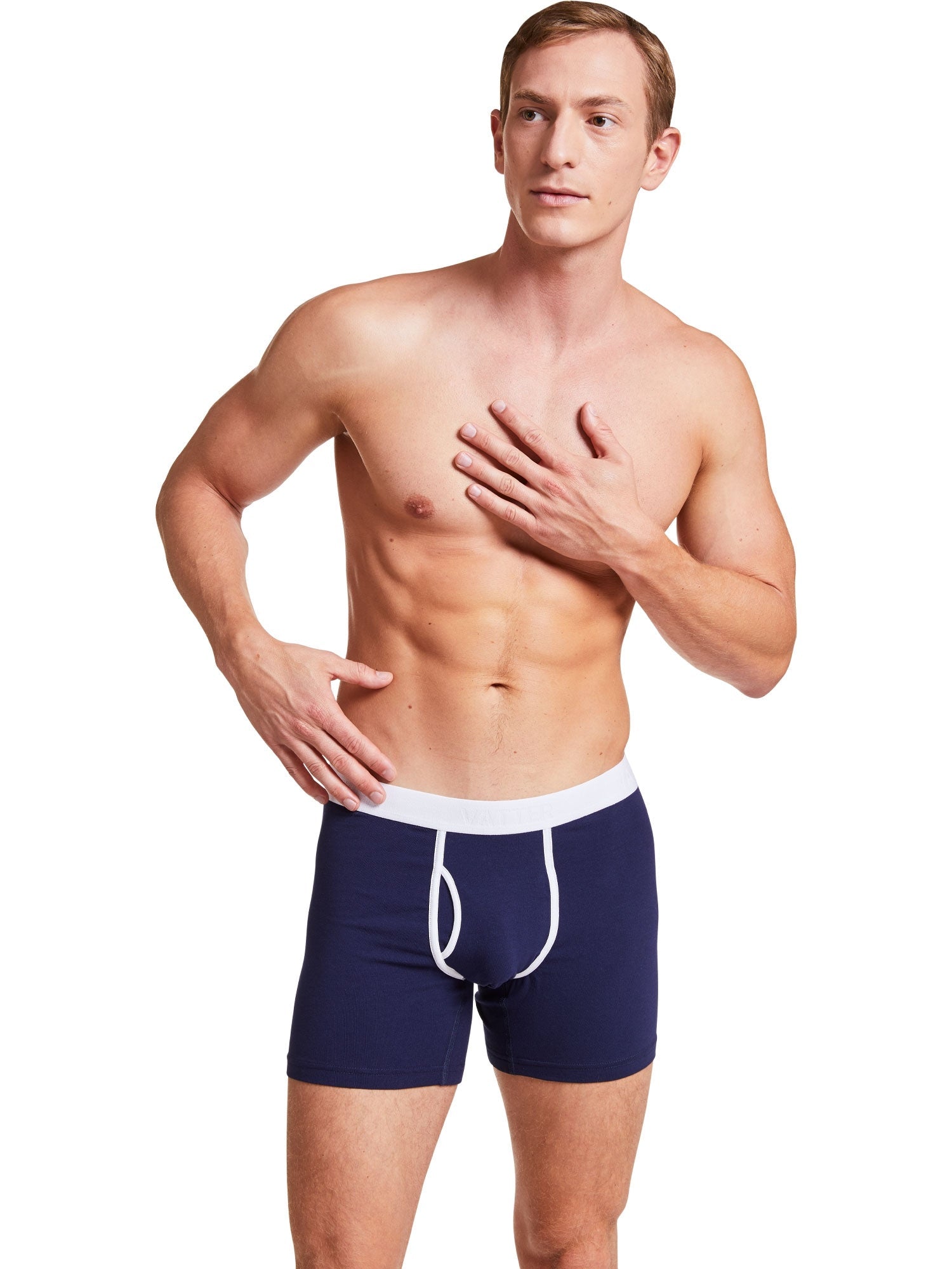 VATTER Boxer Shorts Claus Navy 3-Pack