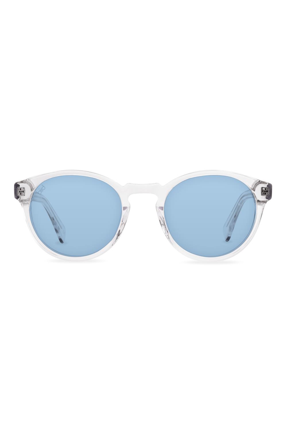 Image of Bird Eyewear dames vegan Kaka Zonnebril Clear Blue Glas