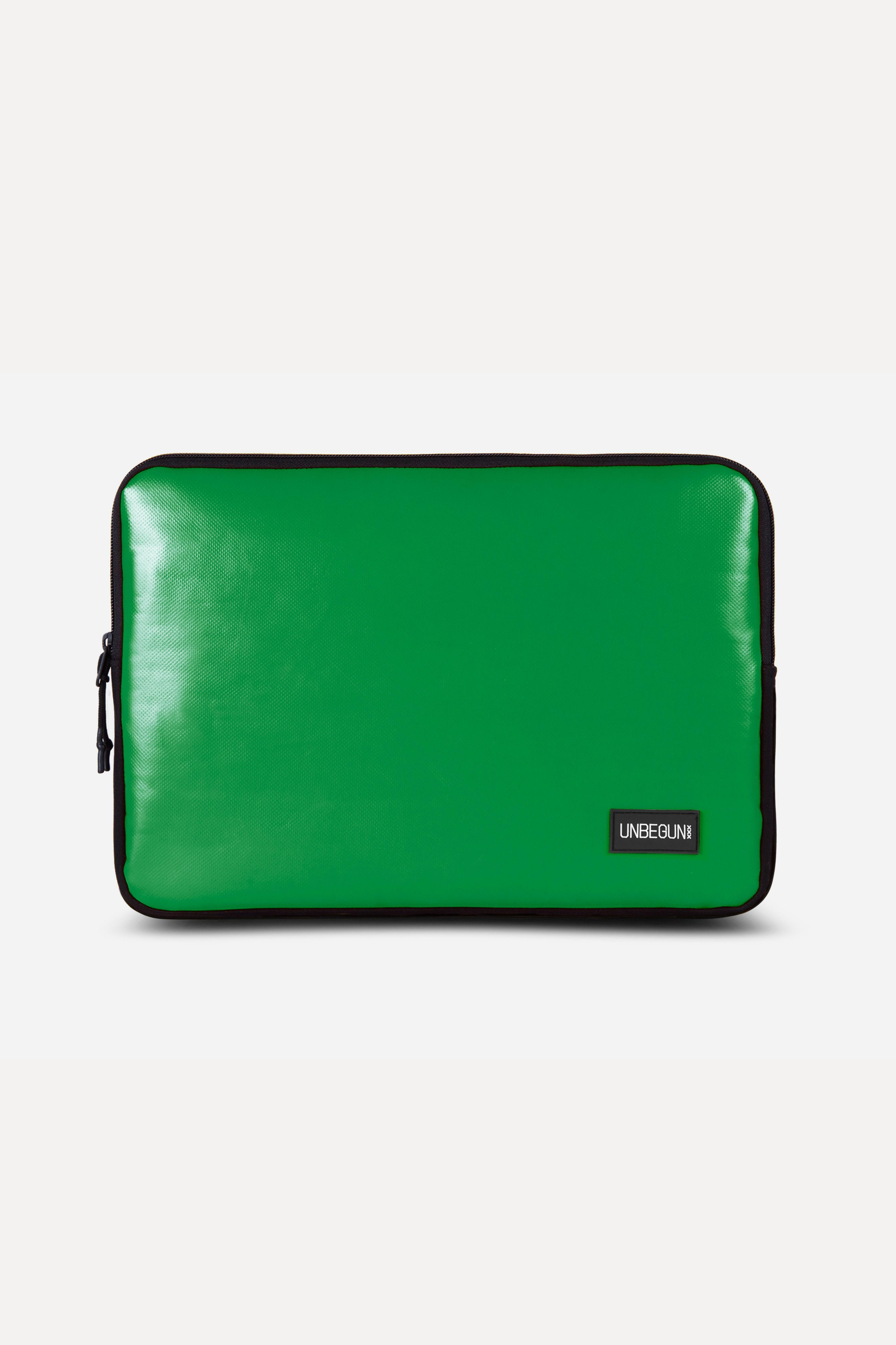 UNBEGUN Herren vegan Laptop-Hülle Grün