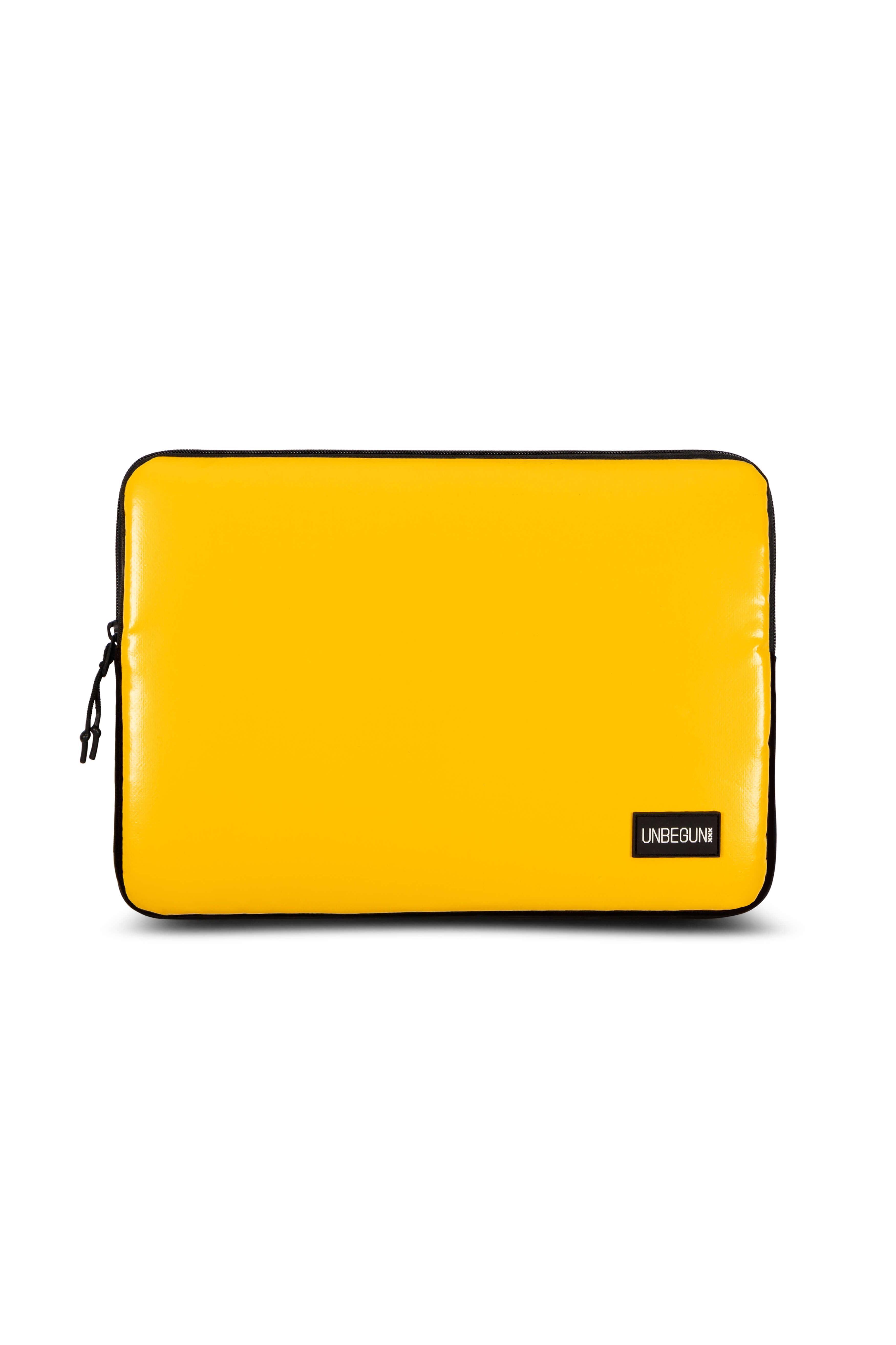 UNBEGUN Herren vegan Laptop-Hülle Gelb