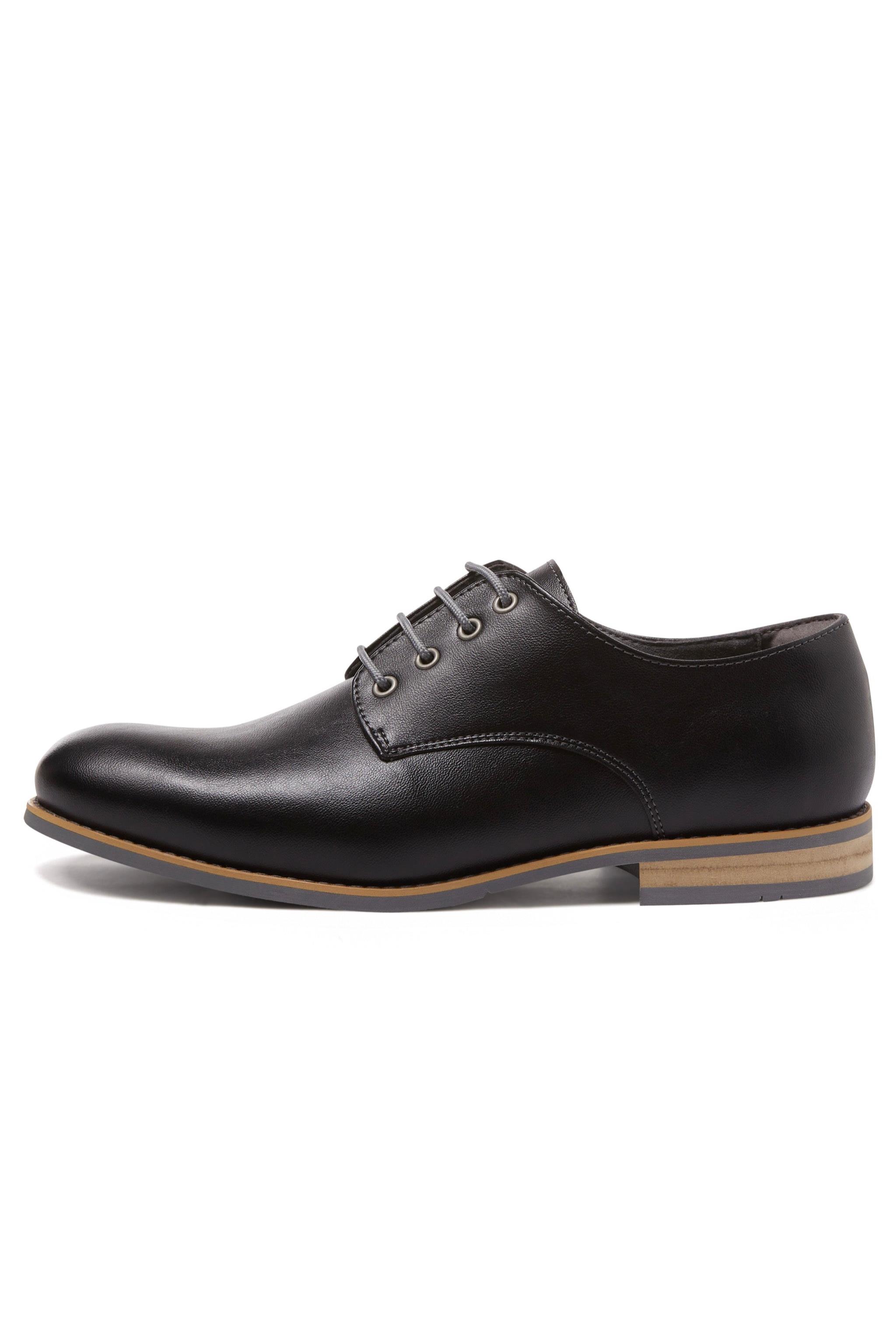 Image of Will's Vegan Store mannen vegan Casual Derby's Zwart
