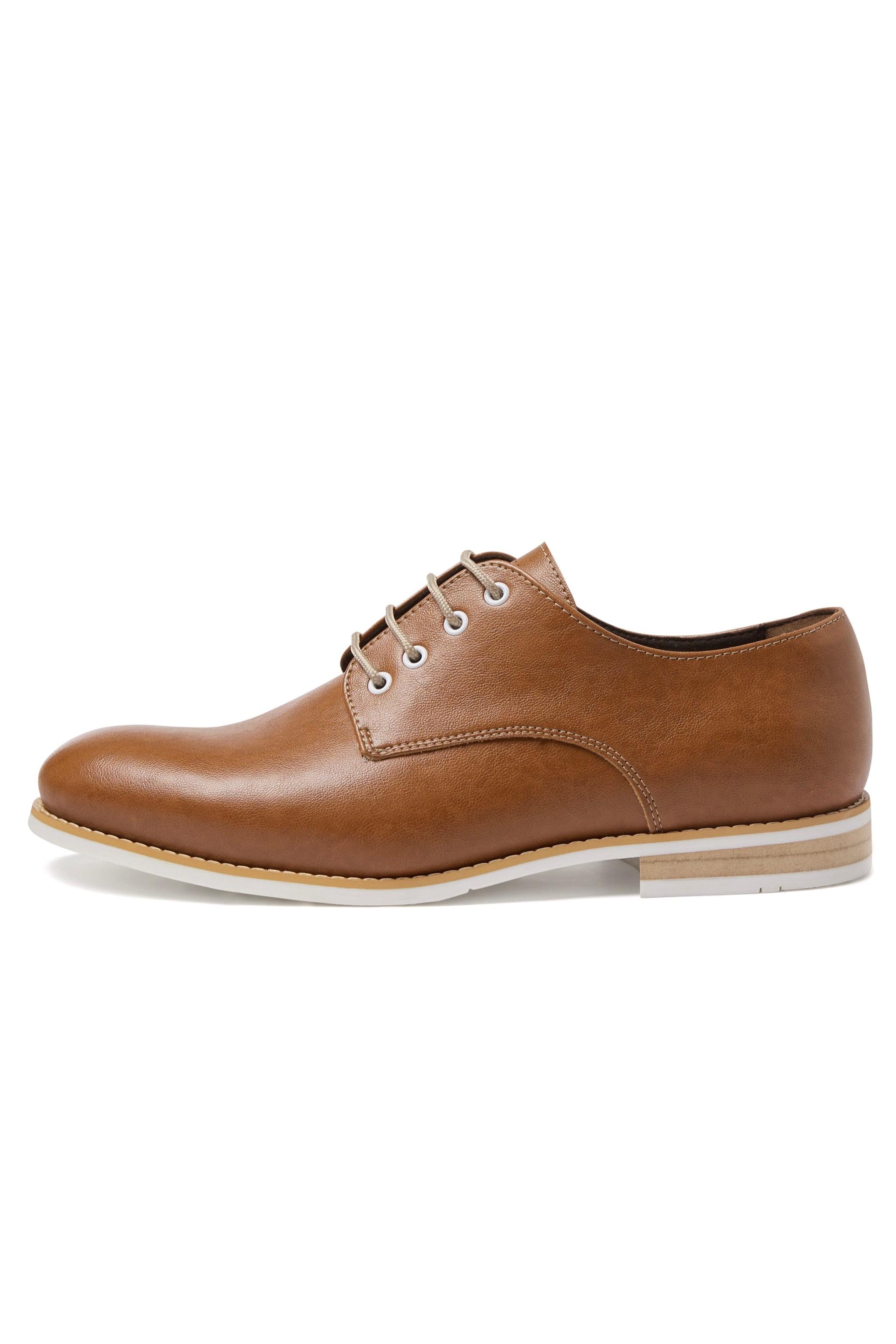 Image of Will's Vegan Store mannen vegan Casual Derby's Tan