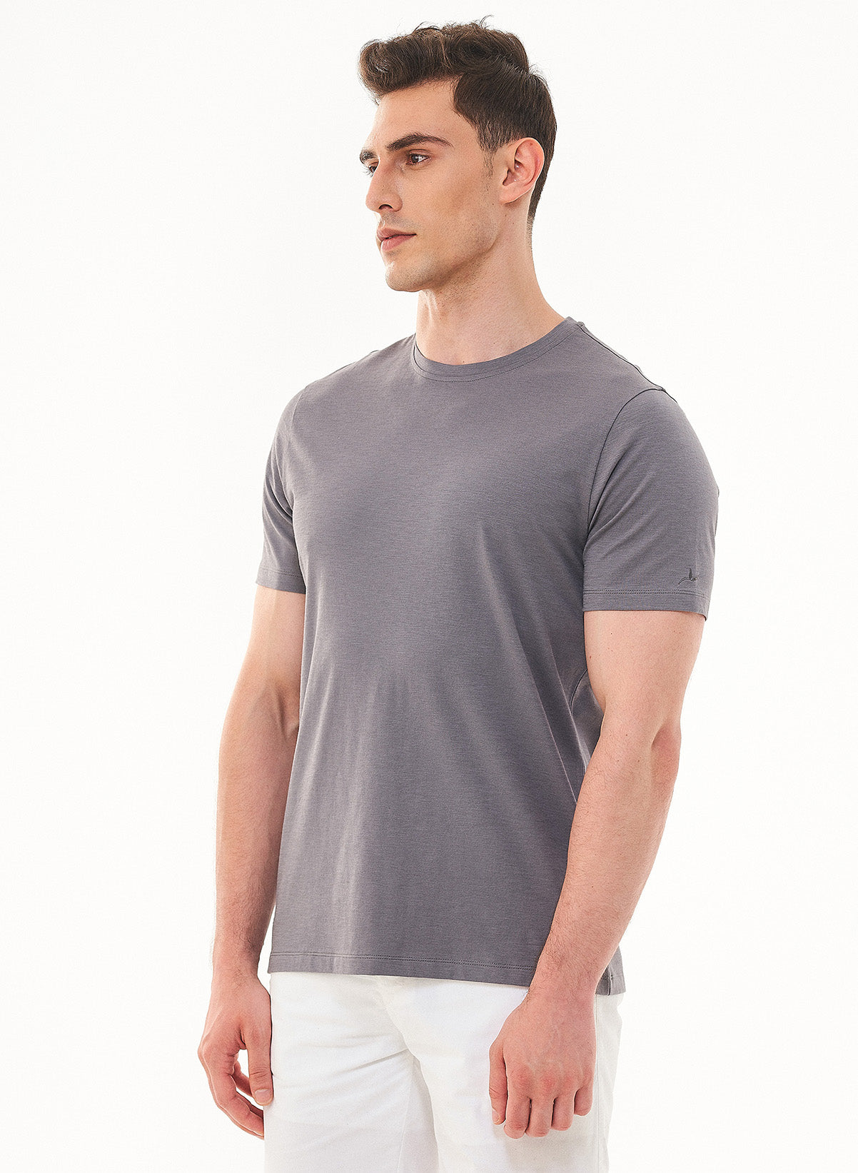 ORGANICATION Basic T-Shirt Shadow